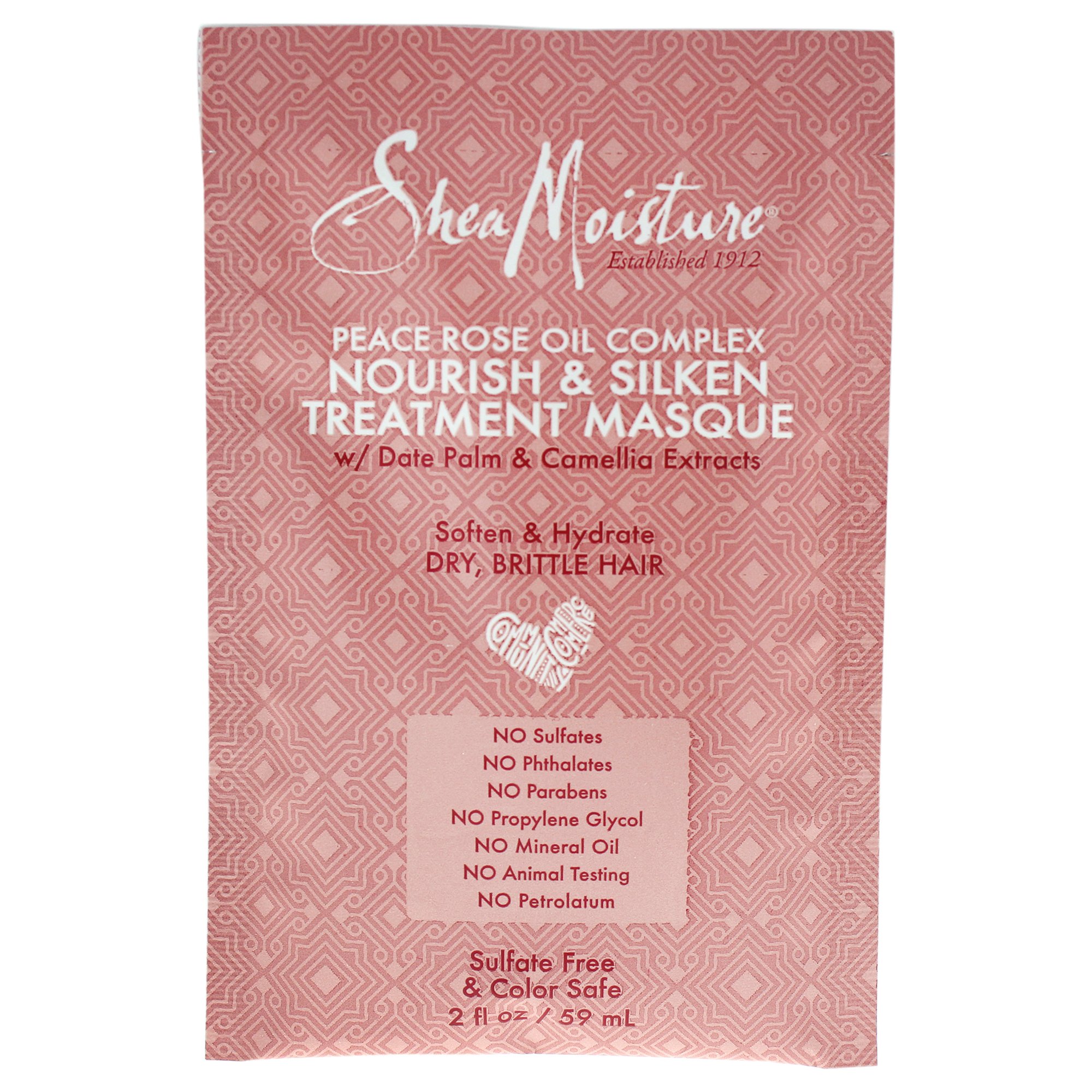 Foto 2 pulgar | Mascarilla De Tratamiento Sheamoisture Peace Rose Oil, 60 Ml, Unisex - Venta Internacional.