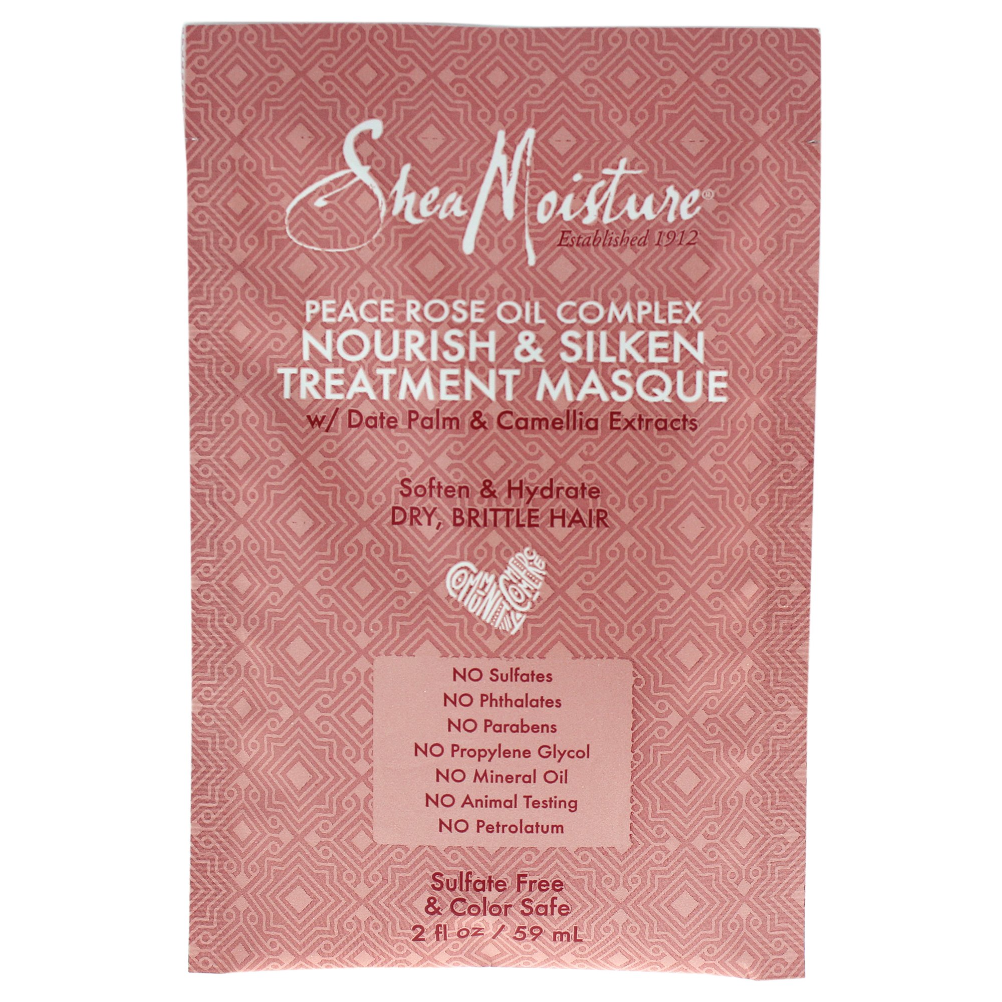 Foto 3 pulgar | Mascarilla De Tratamiento Sheamoisture Peace Rose Oil, 60 Ml, Unisex - Venta Internacional.