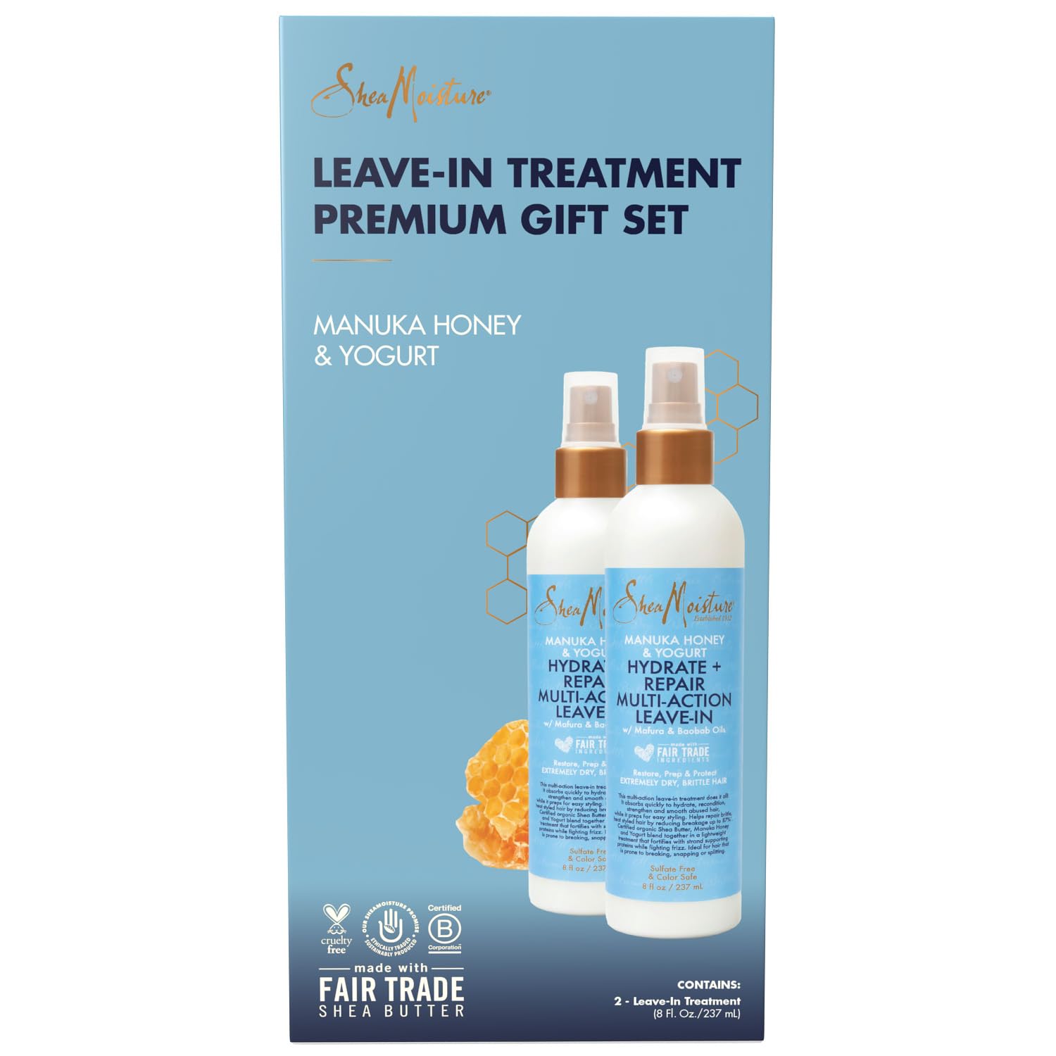 Foto 3 pulgar | Acondicionador Sin Enjuague Crema Hidratante de Karité Y Miel De Manuka 240 Ml 2 - Venta Internacional