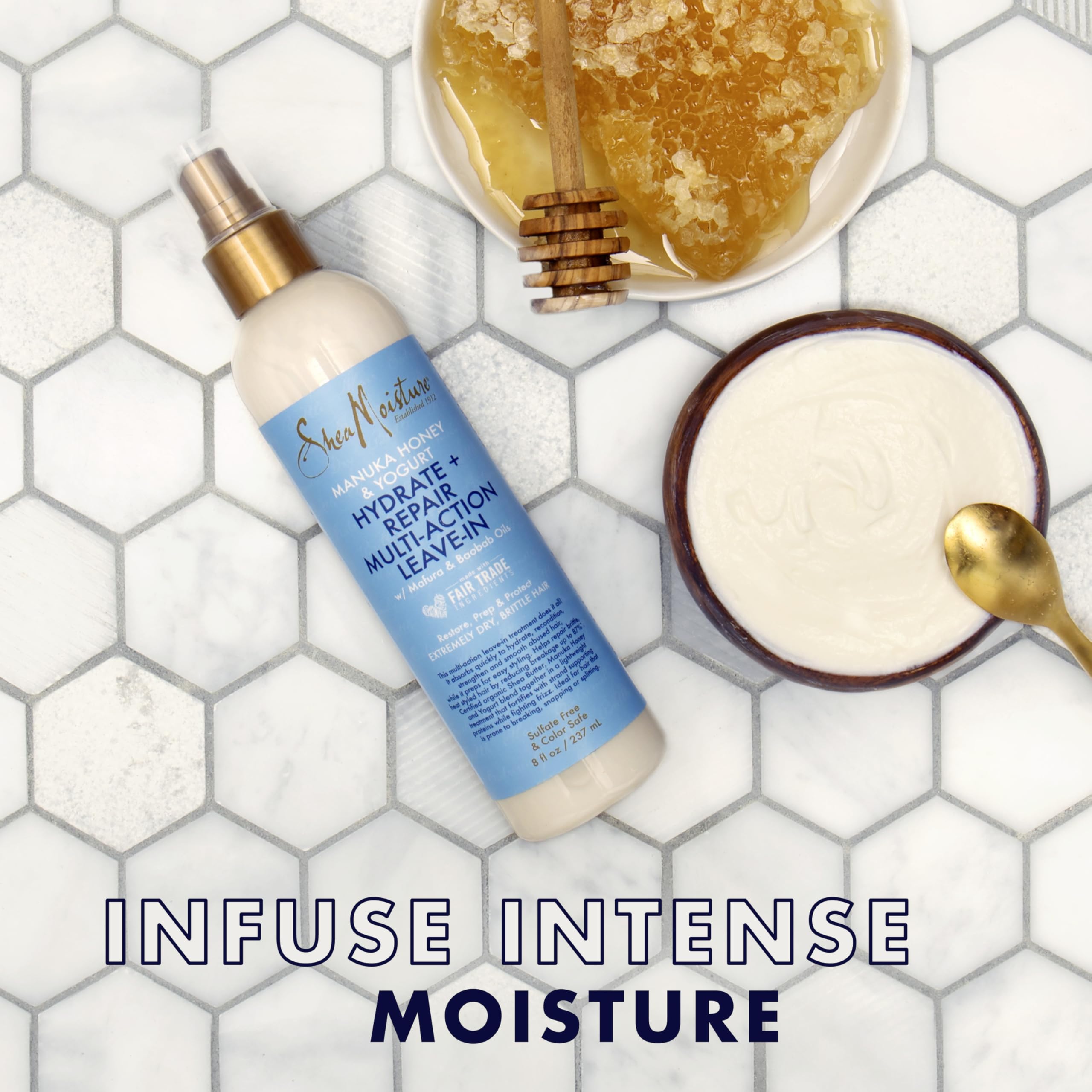 Foto 6 pulgar | Acondicionador Sin Enjuague Crema Hidratante de Karité Y Miel De Manuka 240 Ml 2 - Venta Internacional