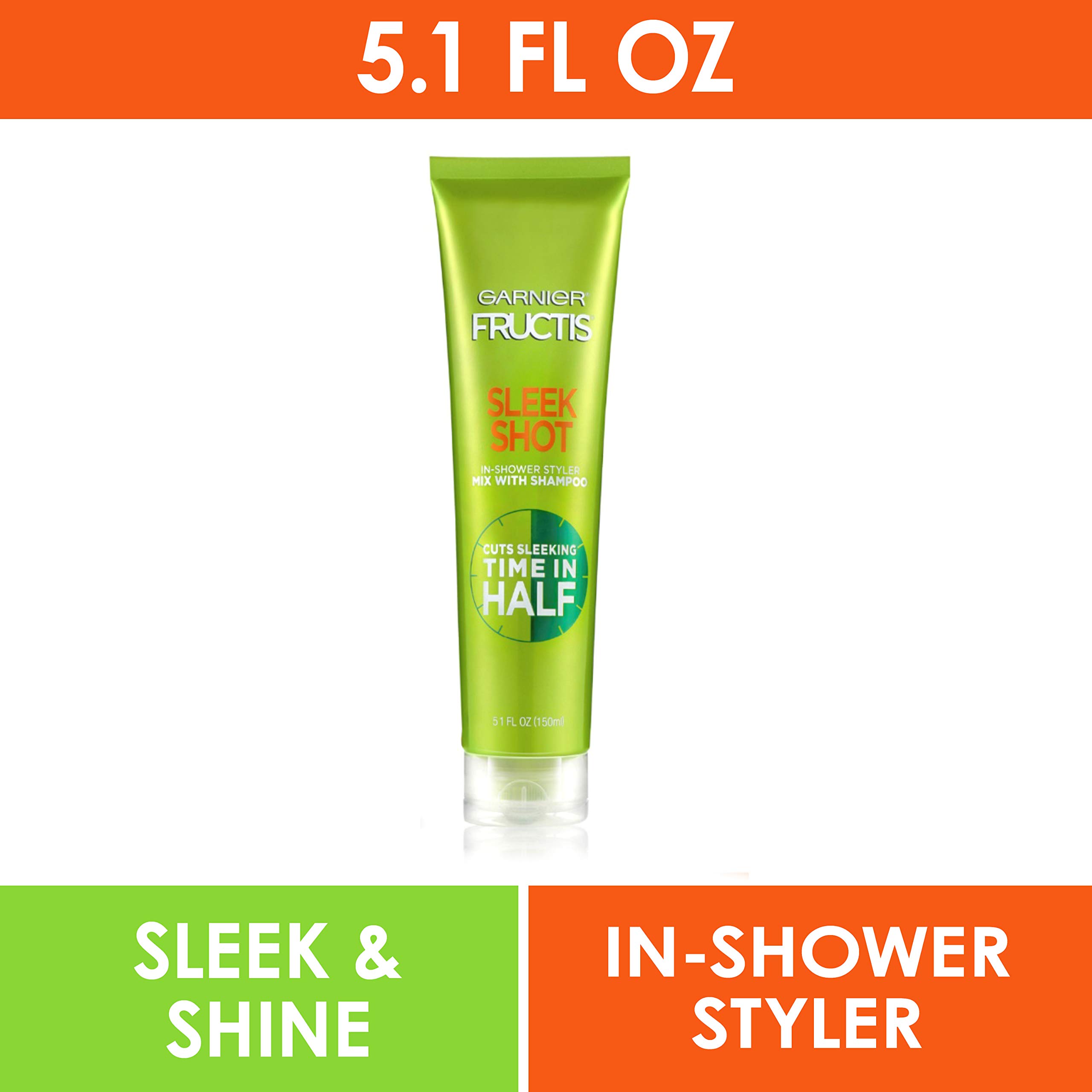 Foto 3 pulgar | Estilizador Garnier Fructis Sleek Shot Para Uso En La Ducha, 150 Ml - Venta Internacional.