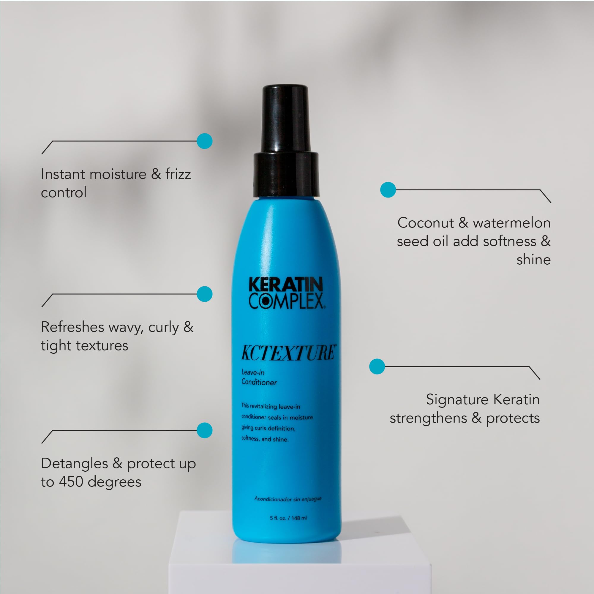 Foto 2 | Acondicionador Sin Enjuague, Complejo De Queratina, Kctexture, 150 Ml - Venta Internacional.