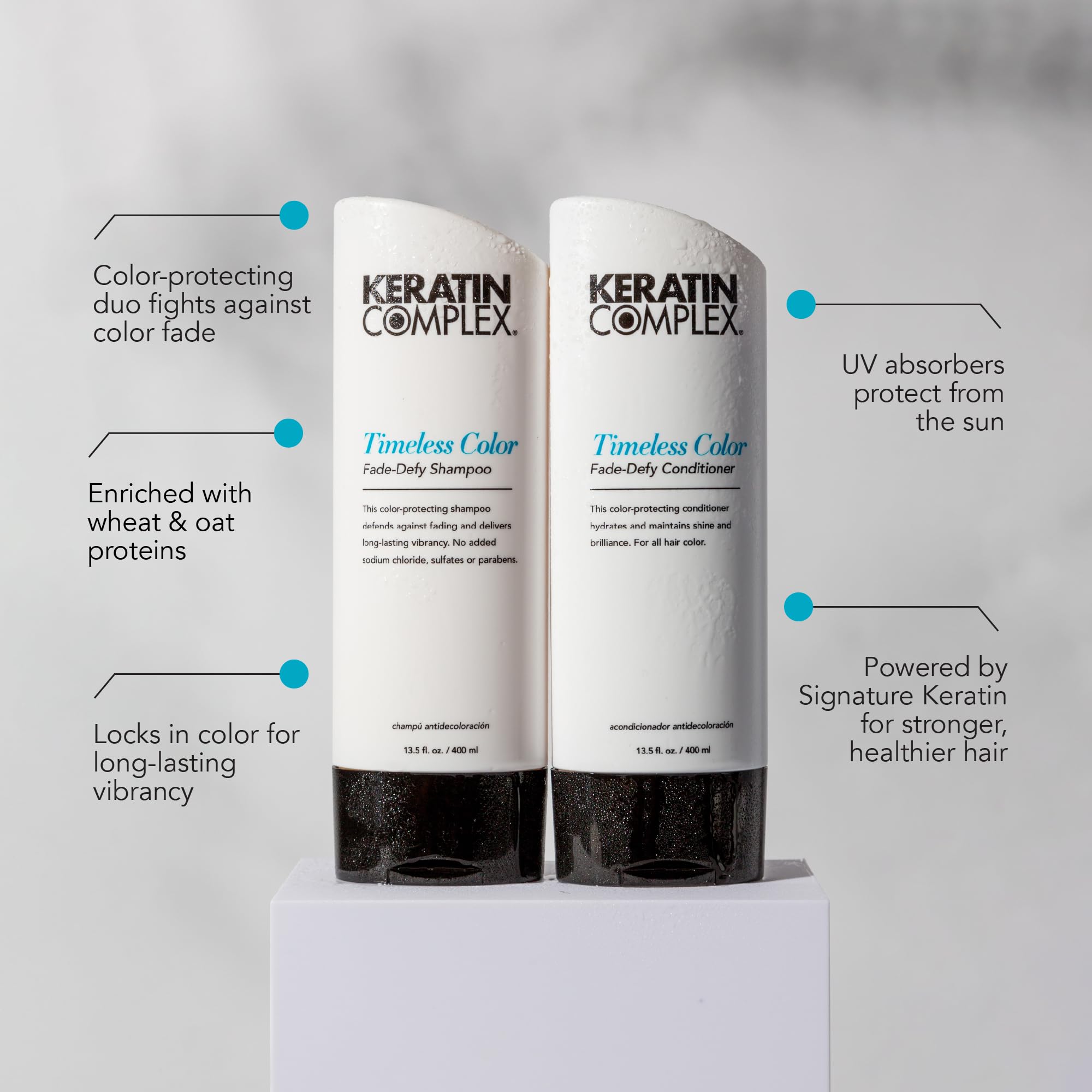 Foto 5 pulgar | Acondicionador Keratin Complex Timeless Color Fade-defy 1l - Venta Internacional.