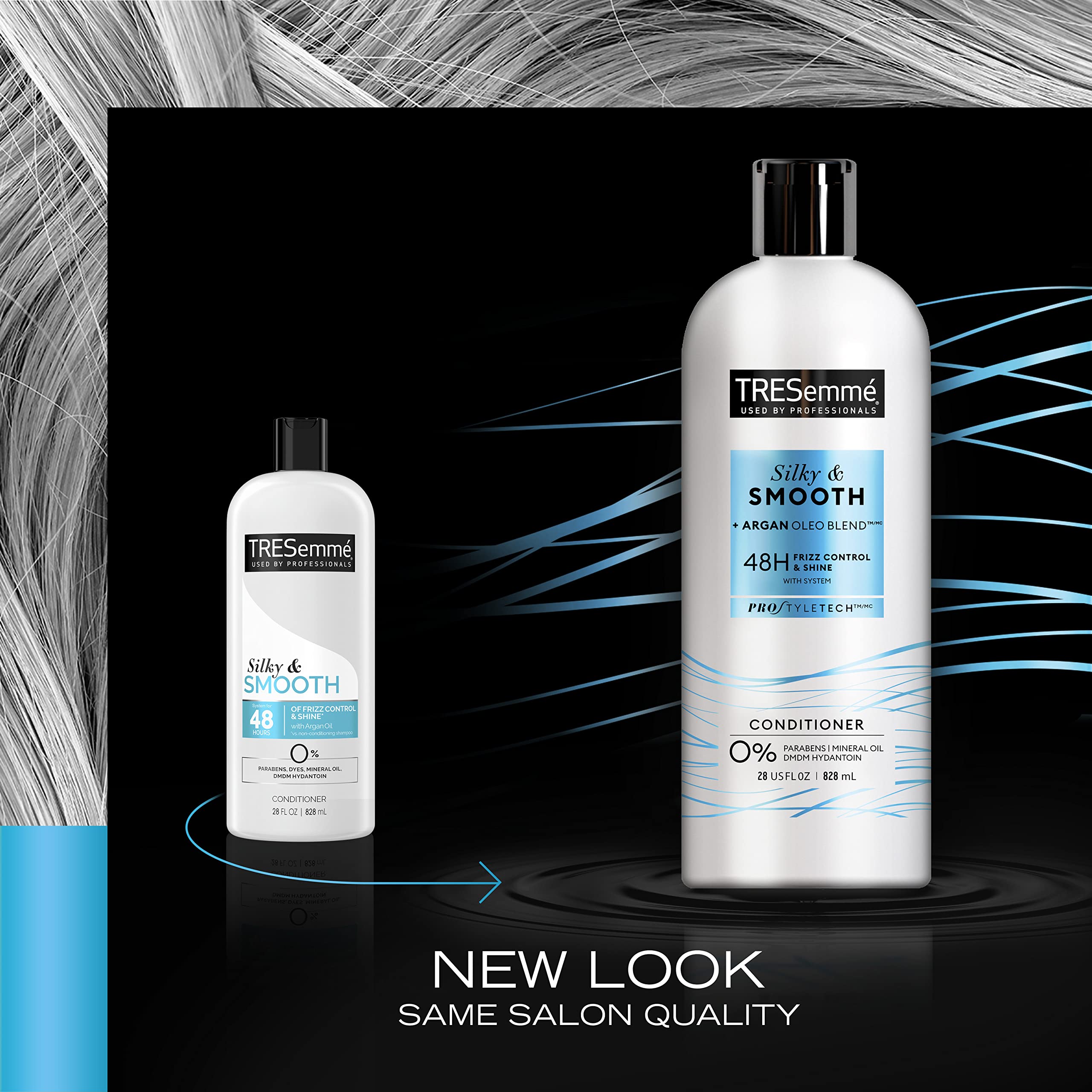 Foto 3 pulgar | Acondicionador Tresemmé Silky & Smooth Anti-frizz 828 Ml Para Cabello Encrespado - Venta Internacional.