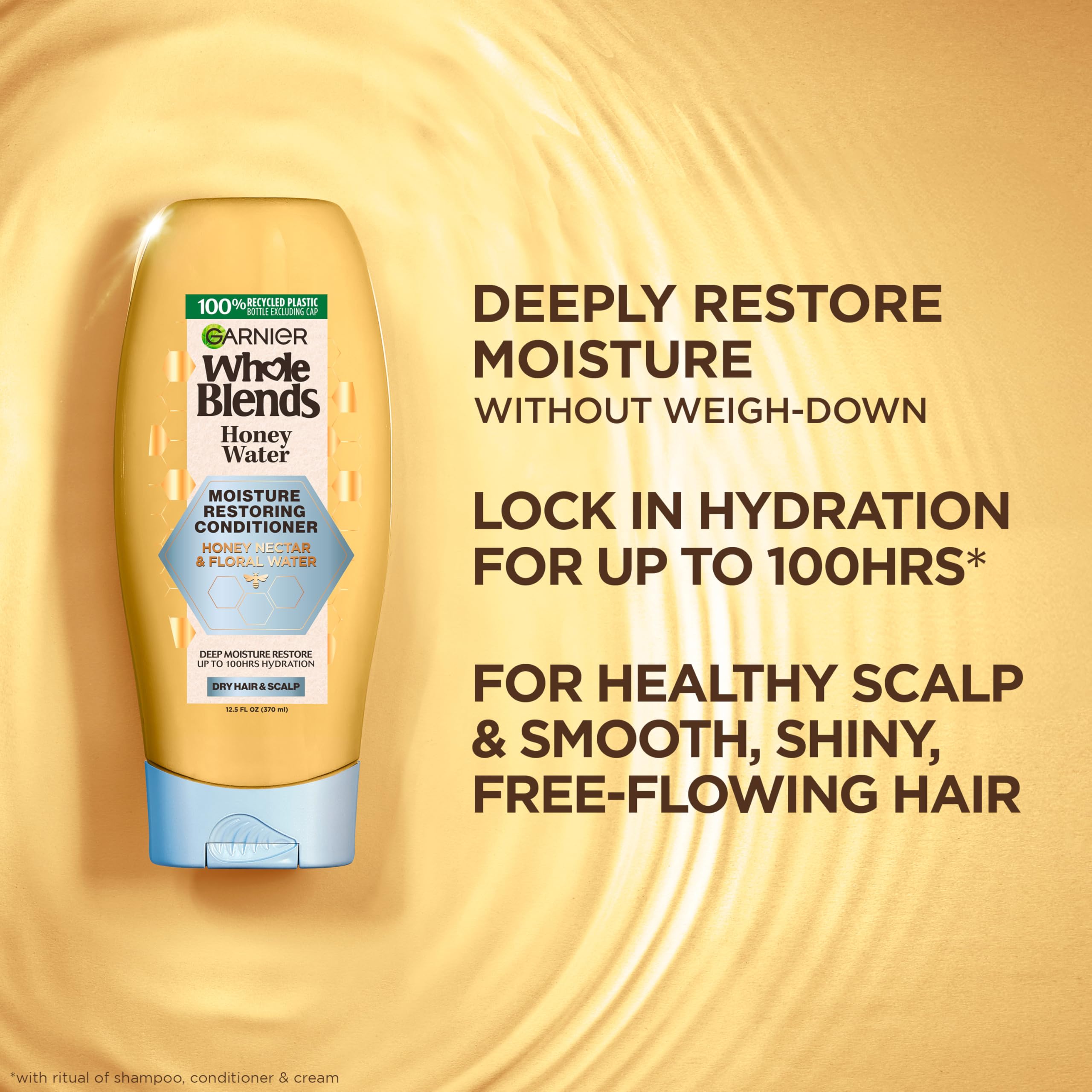 Foto 2 | Acondicionador Garnier Whole Blends Honey Water 780 Ml Para Cabello Seco - Venta Internacional.
