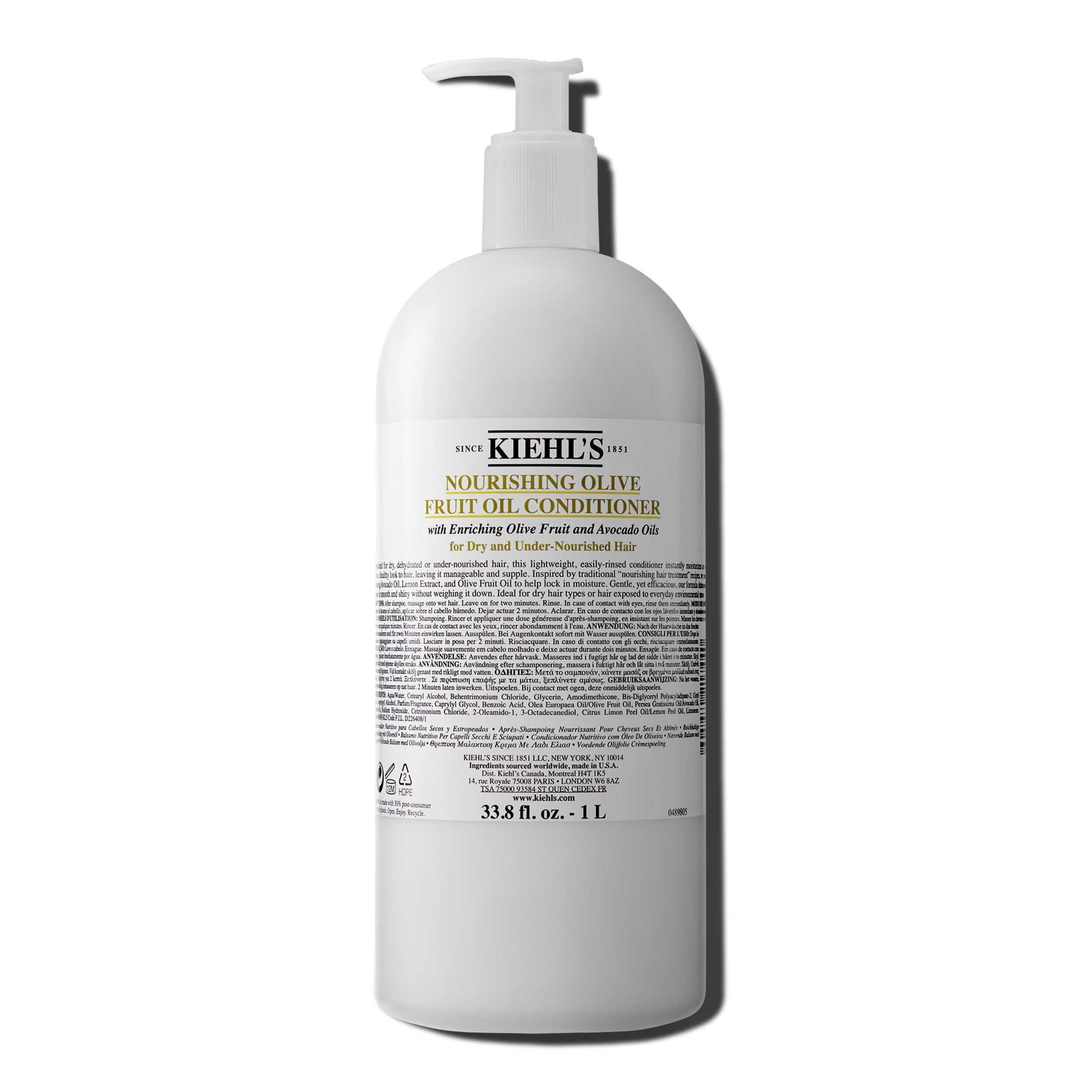Foto 2 pulgar | Acondicionador Kiehl's Aceite De Oliva Nutritivo 1l - Venta Internacional.