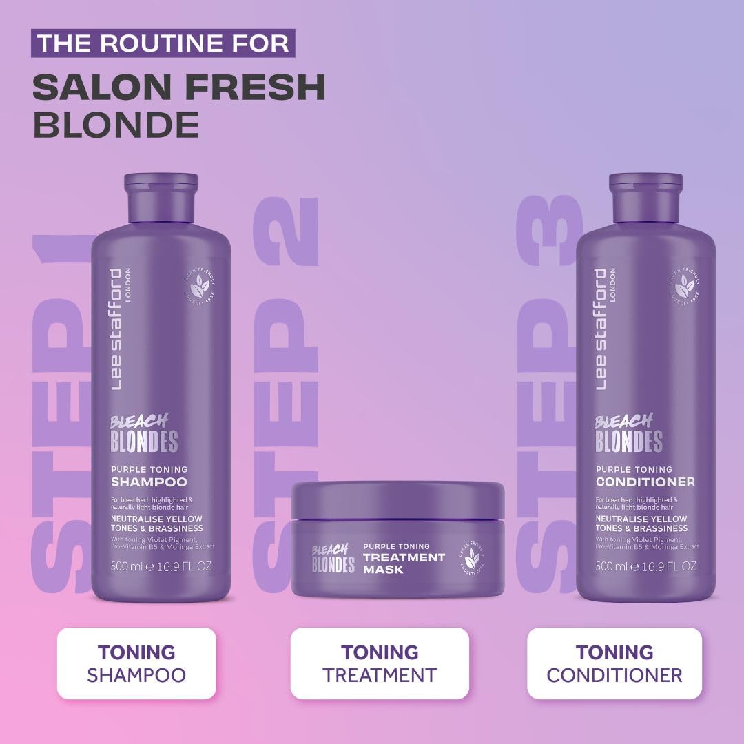 Foto 5 pulgar | Acondicionador Lee Stafford Purple Tonificante Bleach Blonde 500 Ml - Venta Internacional