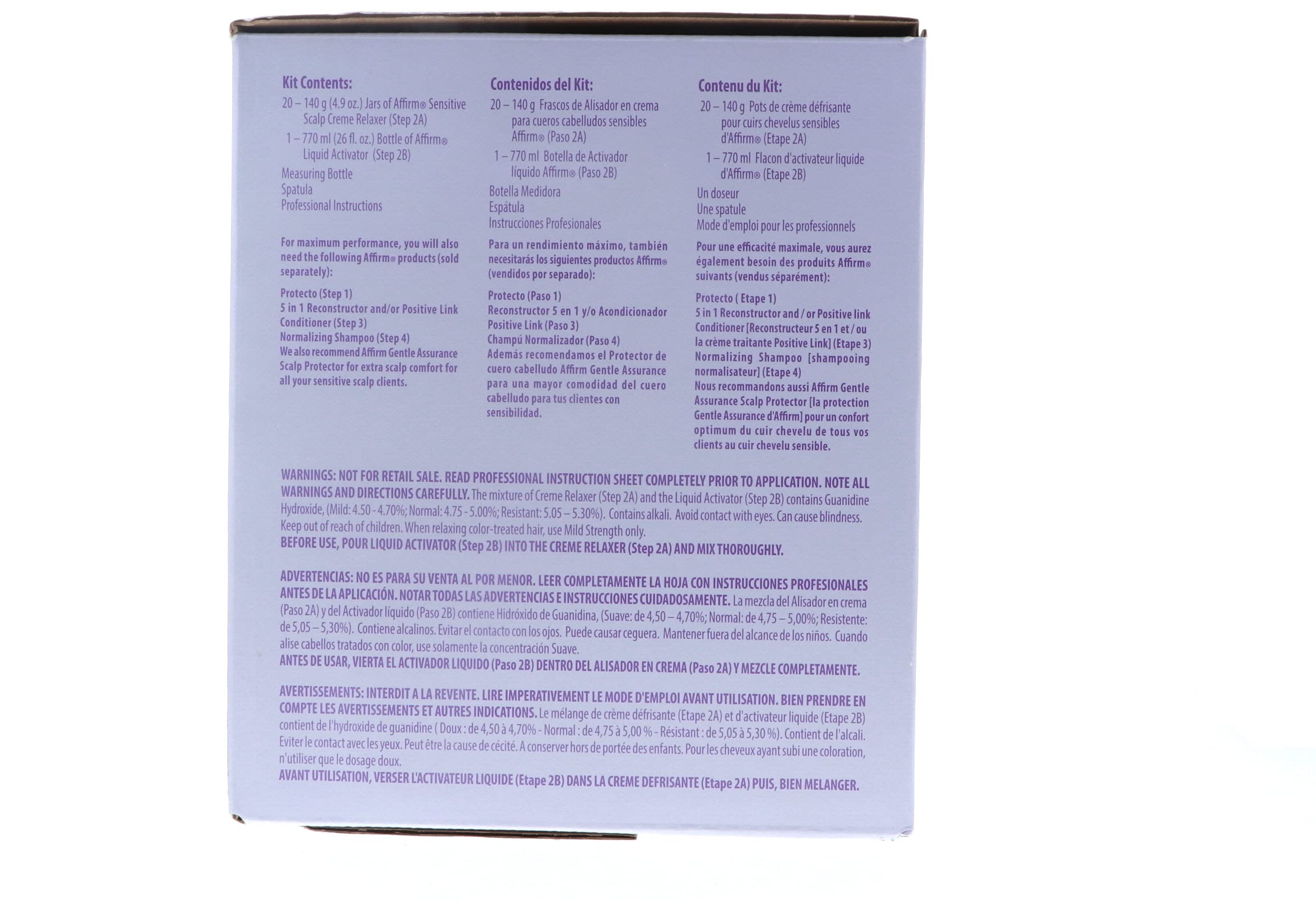 Foto 4 pulgar | Kit De Cuidado Del Cabello Avlon Affirm Sensitive Scalp, 20 Unidades - Venta Internacional.