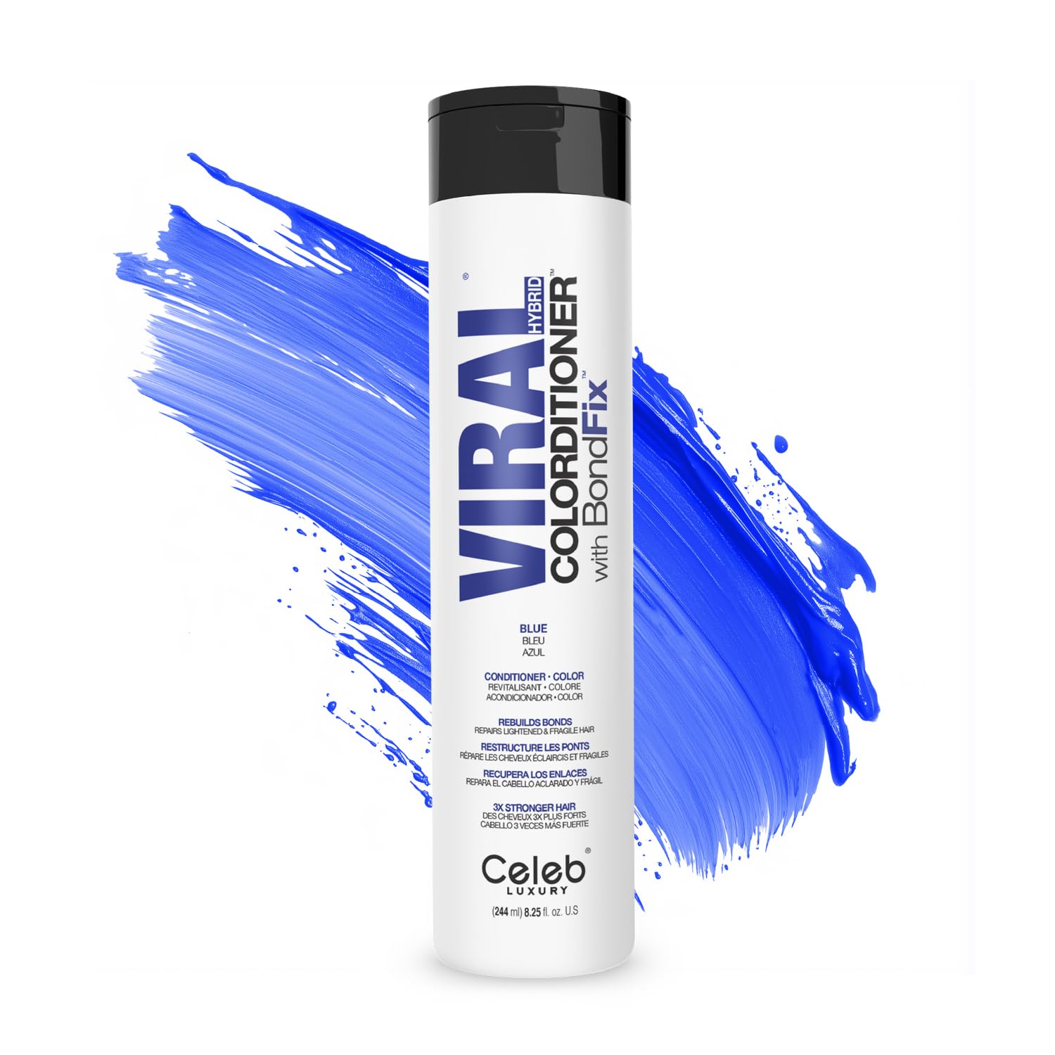 Foto 2 pulgar | Acondicionador Depositor De Color Celeb Luxury Intense Blue 250 Ml - Venta Internacional.