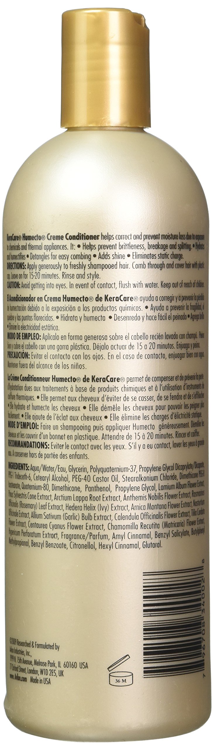 Foto 3 pulgar | Acondicionador Avlon Keracare Humecto Creme 473 Ml Unisex - Venta Internacional.