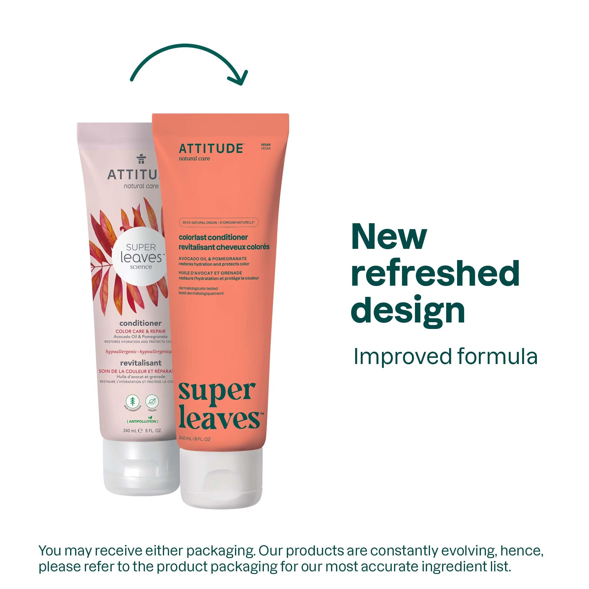 Foto 2 | Acondicionador Para Cabello Teñido Attitude Colorlast, 240 Ml - Venta Internacional.