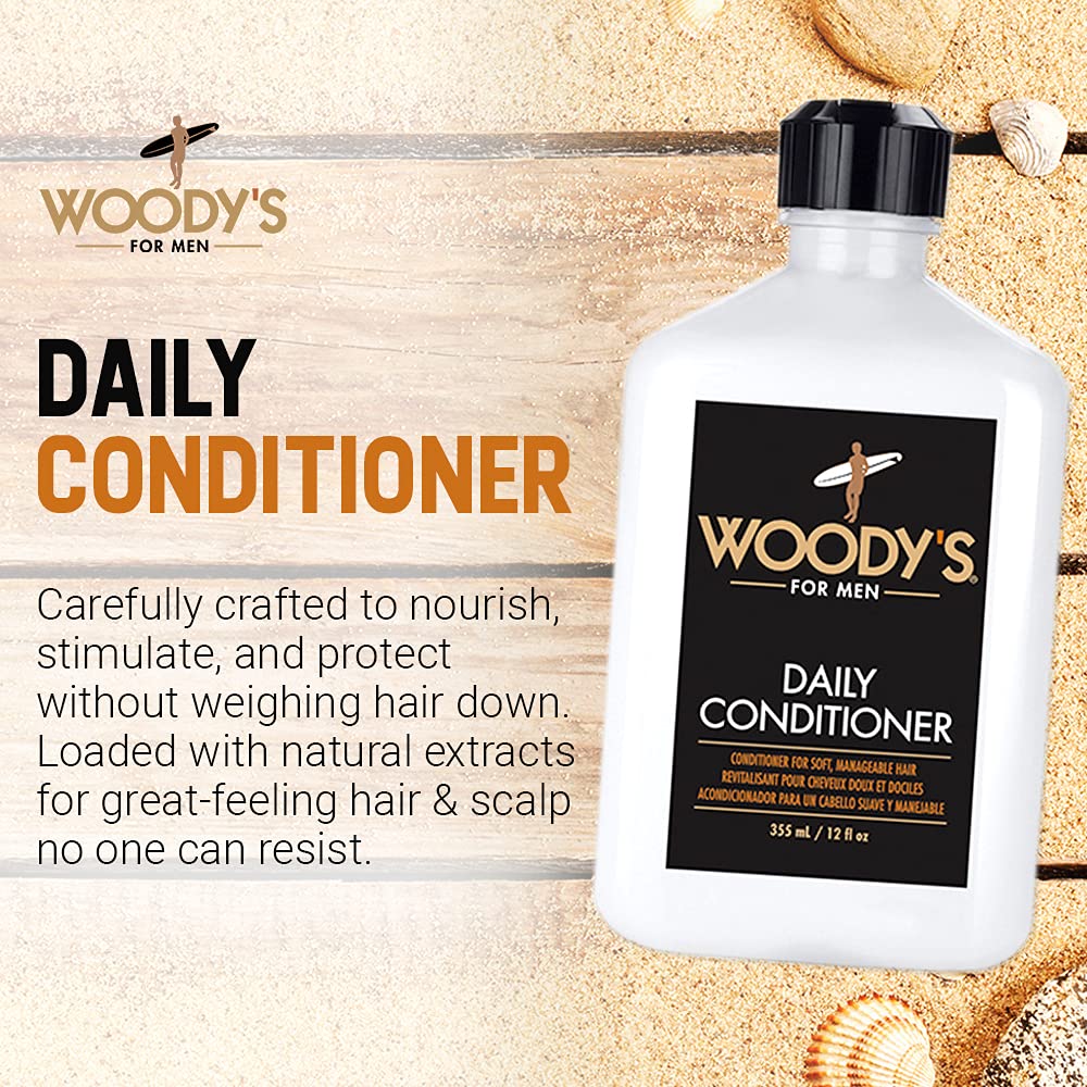 Foto 3 pulgar | Acondicionador Woody's Daily 350 Ml Para Hombre - Venta Internacional.