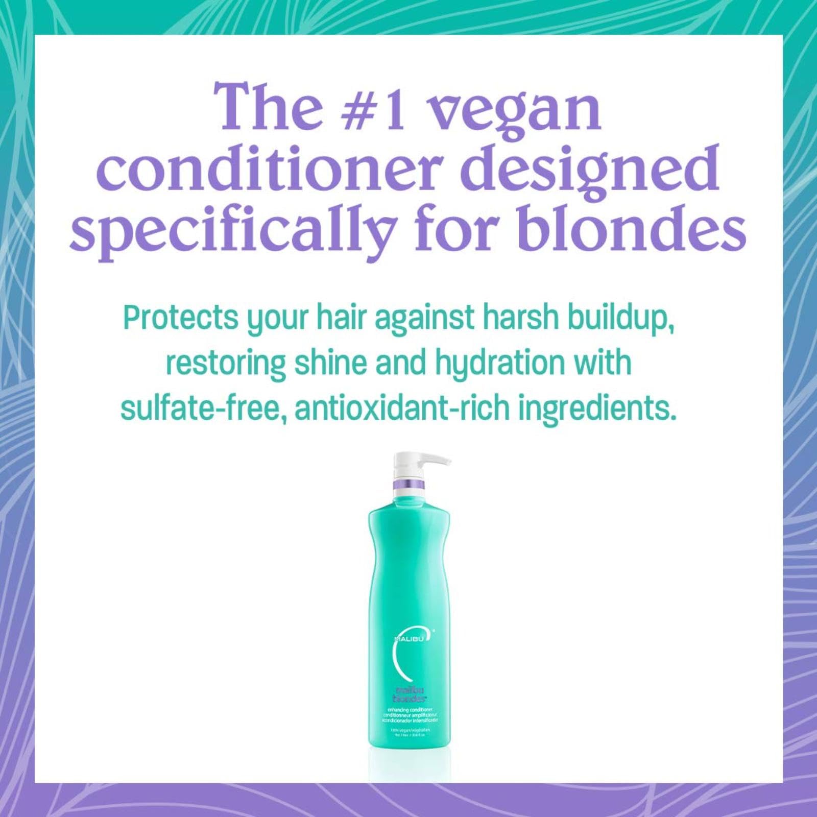 Foto 4 pulgar | Acondicionador Malibu C Blondes Enhancing De 1 Litro Para Rubias Naturales - Venta Internacional.
