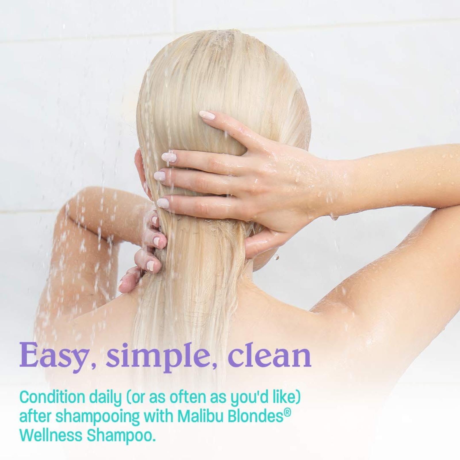 Foto 8 pulgar | Acondicionador Malibu C Blondes Enhancing De 1 Litro Para Rubias Naturales - Venta Internacional.
