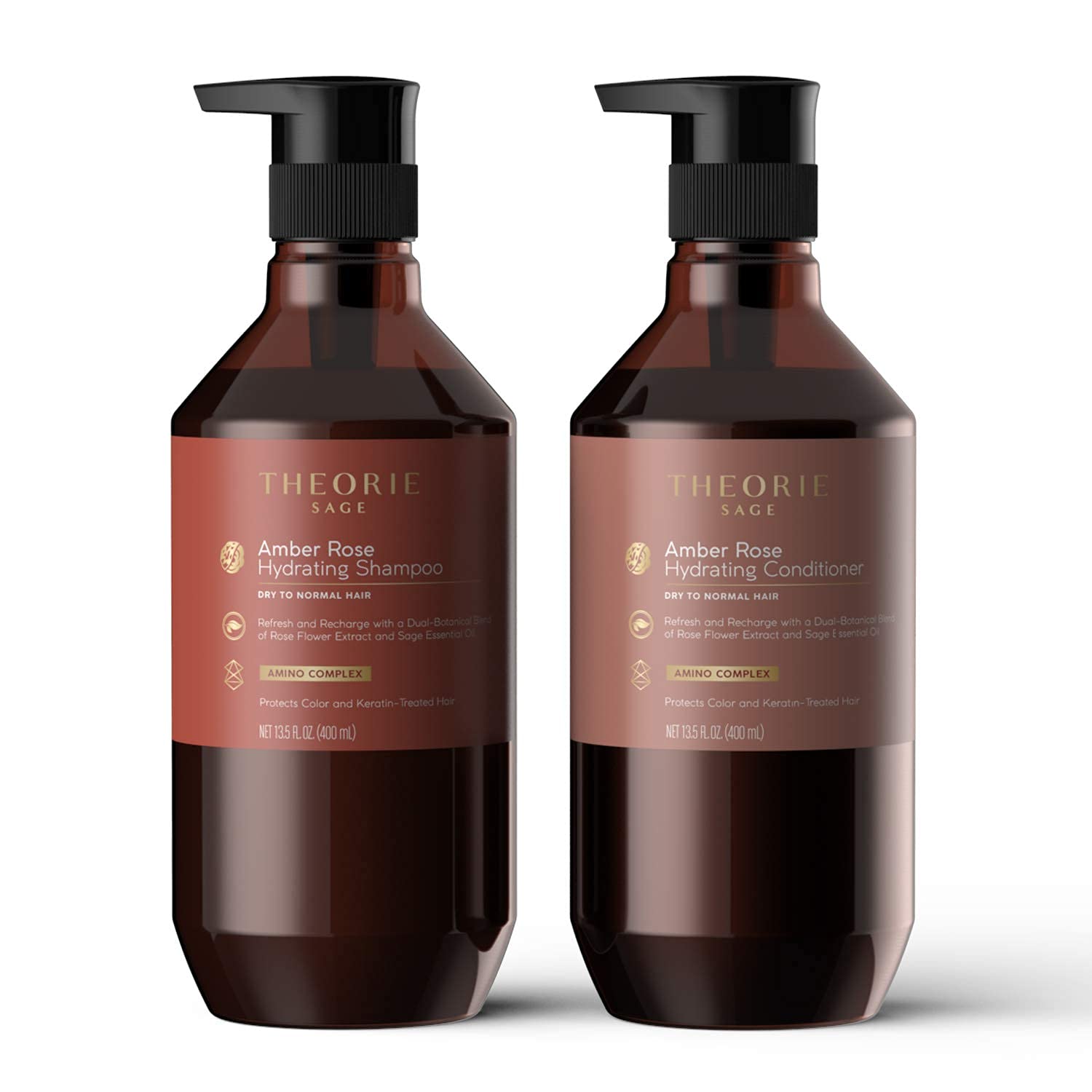 Foto 6 pulgar | Acondicionador Theorie Amber Rose Hidratante 400 Ml Para Todo El Cabello - Venta Internacional.
