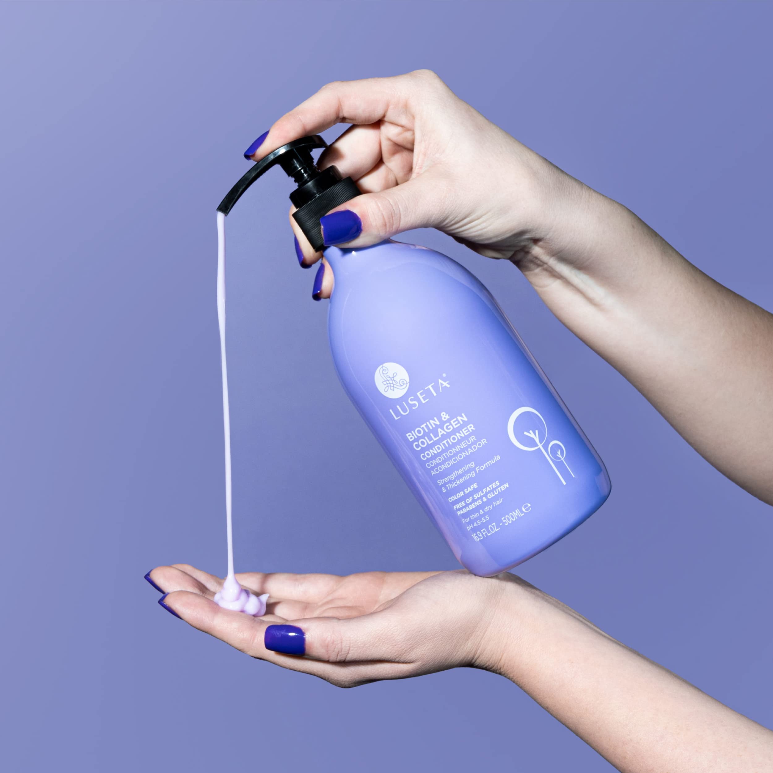 Foto 8 pulgar | Acondicionador Luseta, Espesante Con Biotina Y Colágeno, 500 Ml - Venta Internacional.