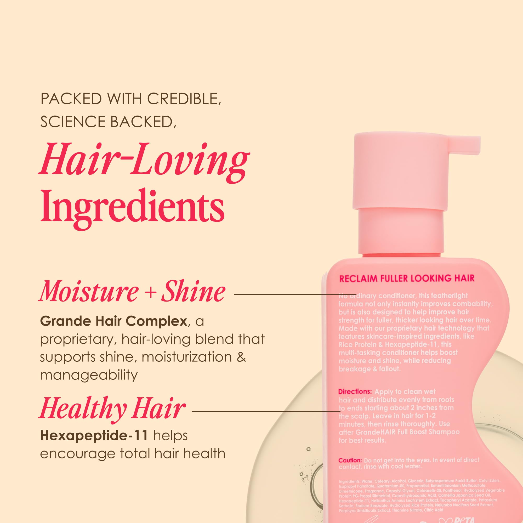 Foto 6 | Acondicionador Grande Cosmetics Limpia Y Exfolia Sin Sulfatos - Venta Internacional.