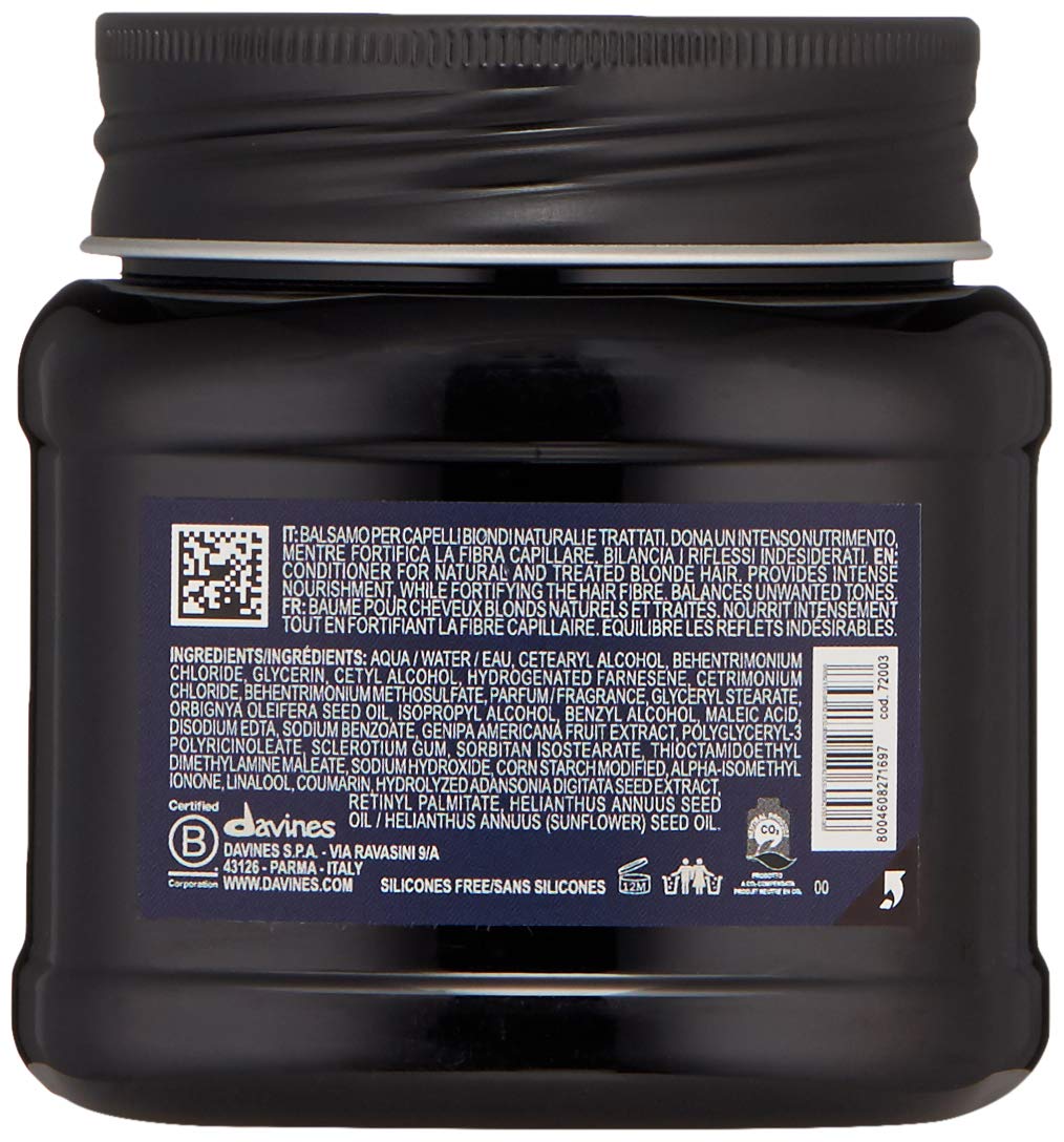 Foto 3 pulgar | Acondicionador Davines Heart Of Glass Rich Para El Cuidado De Las Rubias, 260 Ml - Venta Internacional.