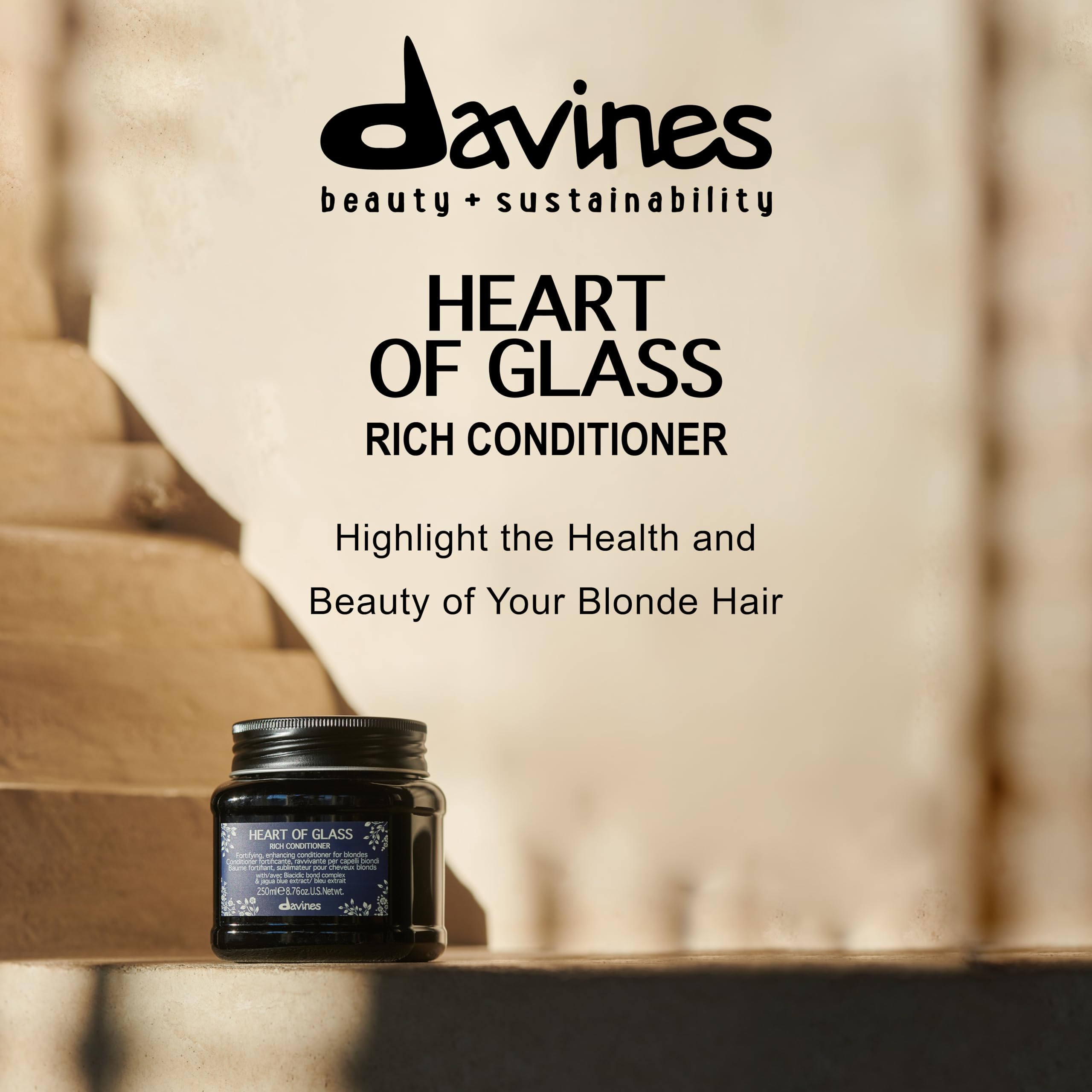 Foto 5 pulgar | Acondicionador Davines Heart Of Glass Rich Para El Cuidado De Las Rubias, 260 Ml - Venta Internacional.