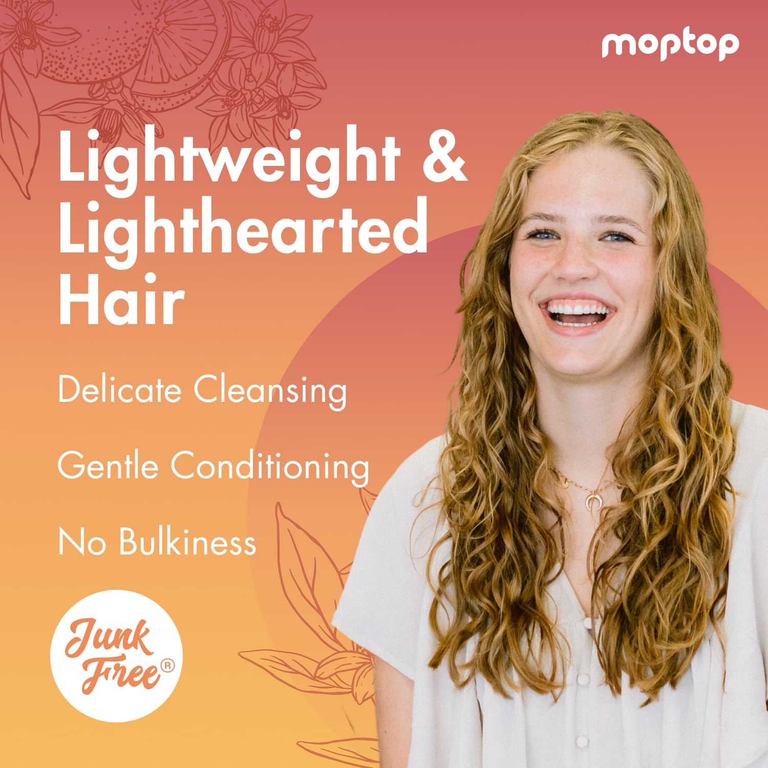 Foto 2 | Acondicionador Moptop, Hidratante Ligero Y Ligero Para Cabello, 240 Ml - Venta Internacional.