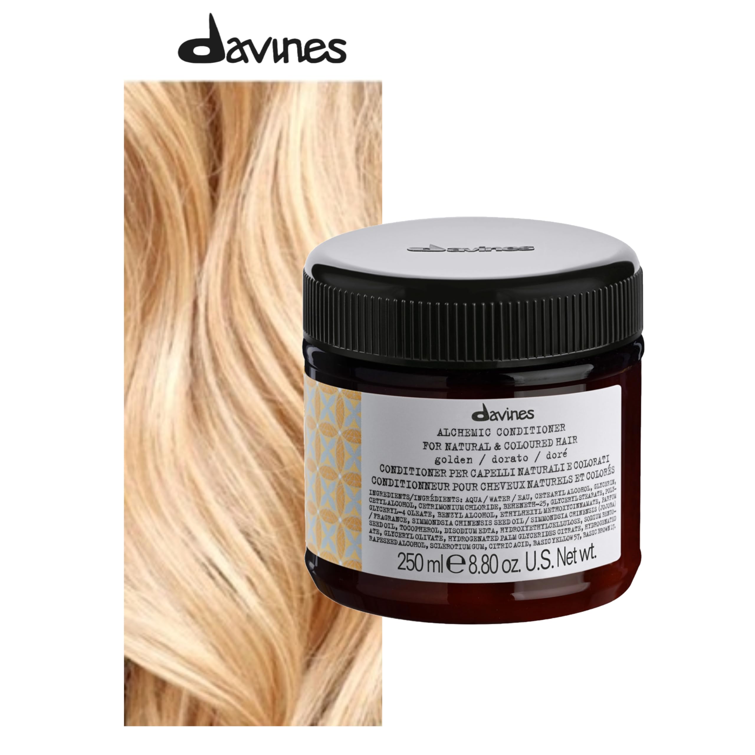 Foto 3 pulgar | Acondicionador Davines Alchemic Golden 260 Ml - Venta Internacional.