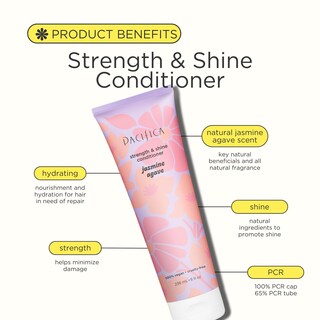 Foto 2 | Acondicionador Pacifica Jasmine Agave Strength & Shine - Venta Internacional.