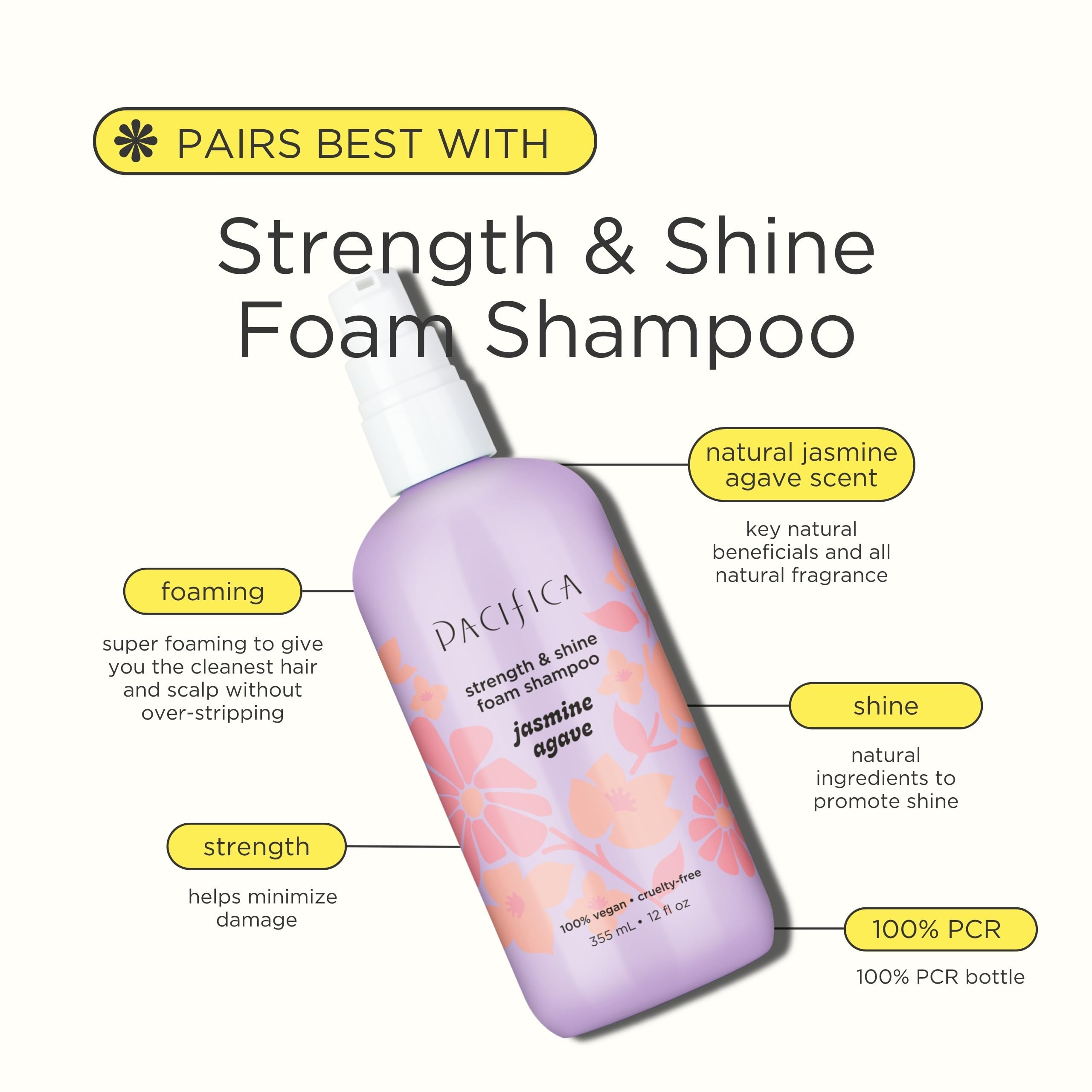 Foto 8 pulgar | Acondicionador Pacifica Jasmine Agave Strength & Shine - Venta Internacional.