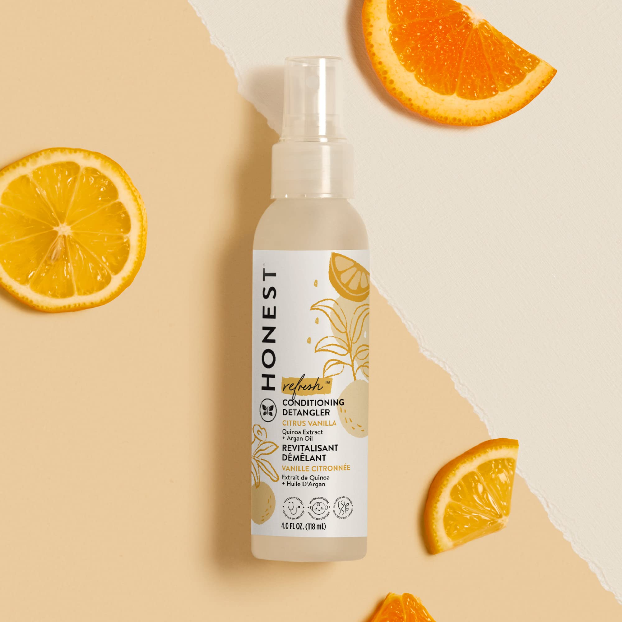 Foto 2 | Desenredante De Cabello The Honest Company, Paquete De 3 Unidades, Cítricos Y Vainilla - Venta Internacional.
