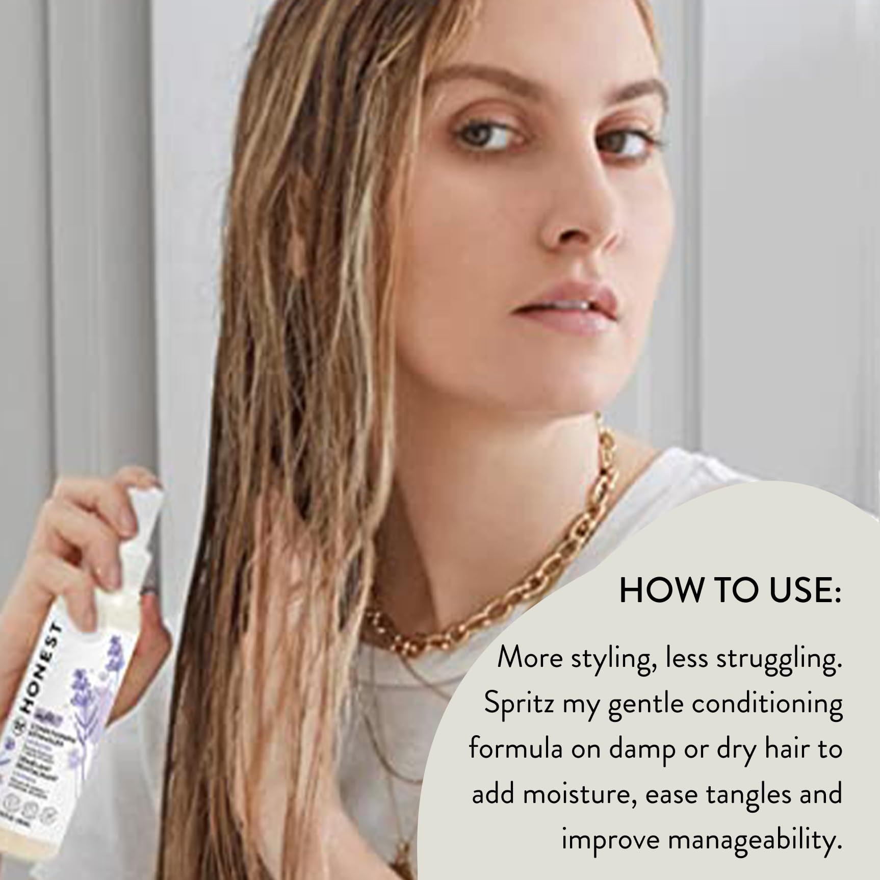 Foto 5 | Desenredante De Cabello The Honest Company, Paquete De 3 Unidades, Cítricos Y Vainilla - Venta Internacional.