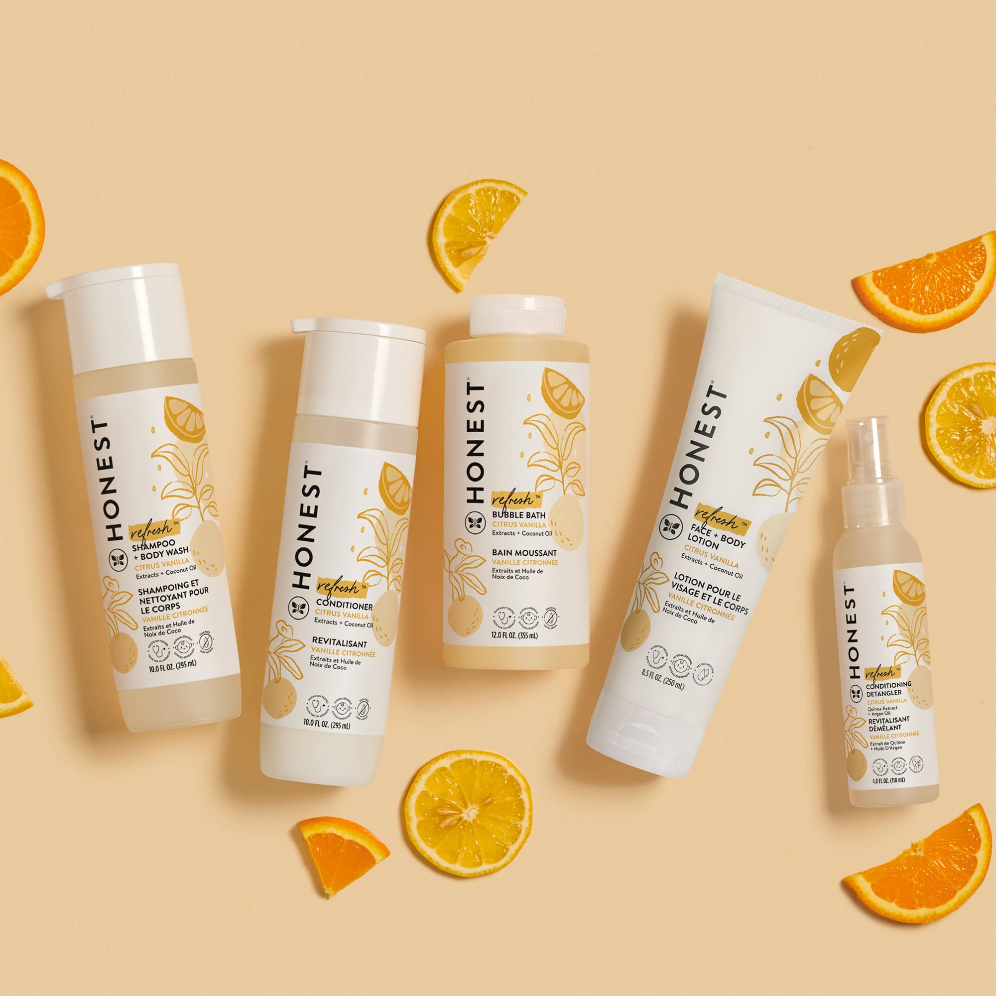 Foto 7 | Desenredante De Cabello The Honest Company, Paquete De 3 Unidades, Cítricos Y Vainilla - Venta Internacional.