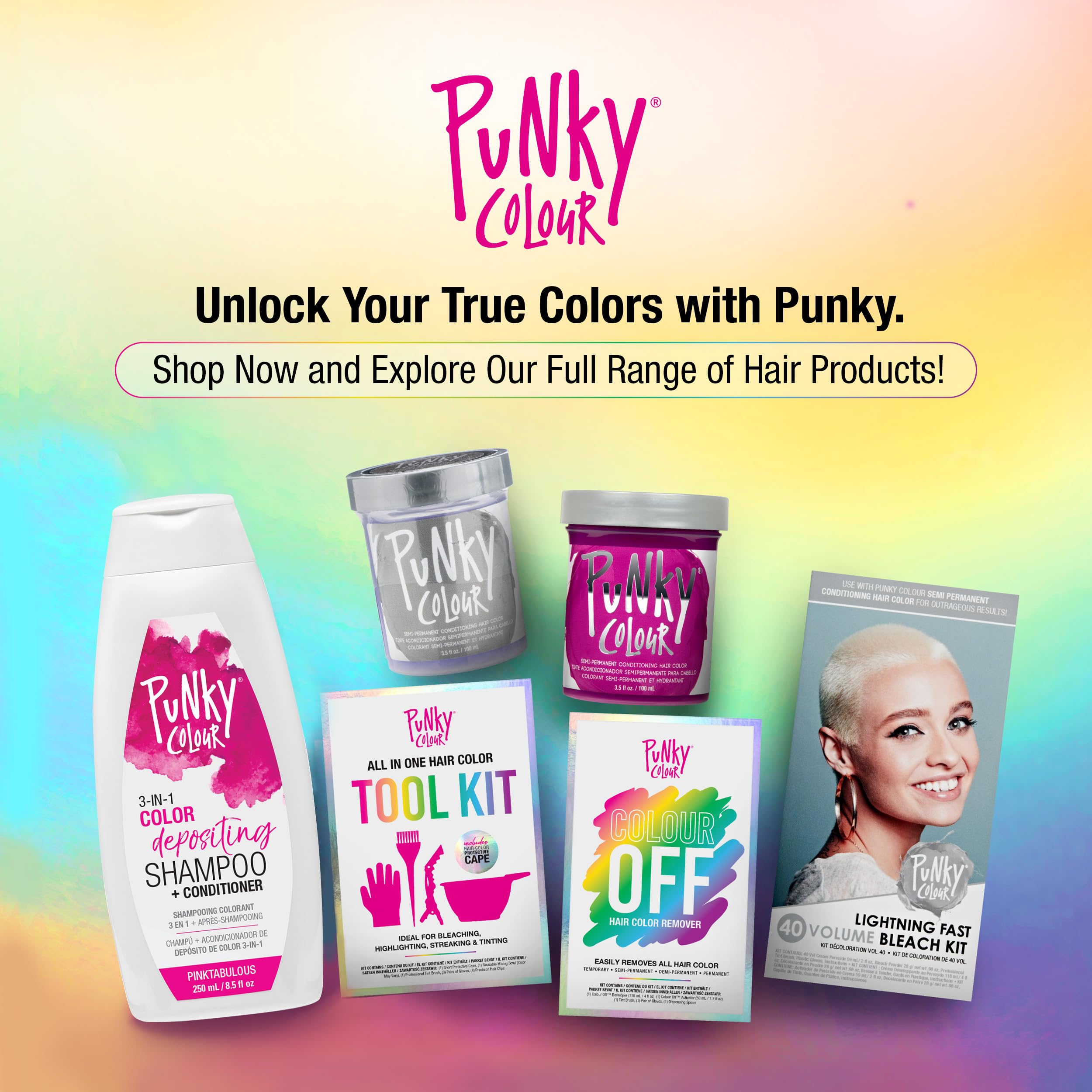 Foto 7 pulgar | Limpiador Y Acondicionador Para Cabello Punky Colour 3 En 1, Rosa, 250 Ml - Venta Internacional.