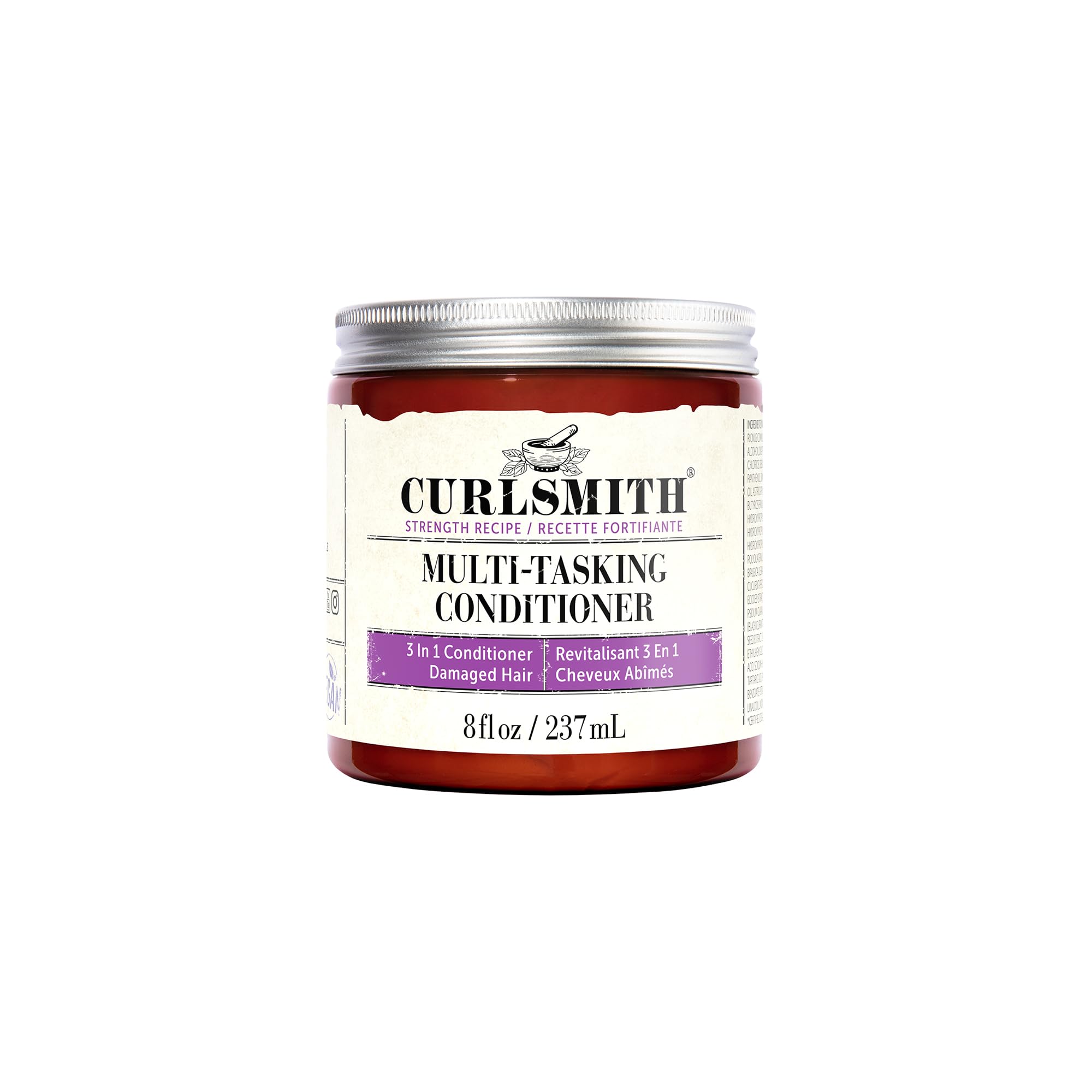 Acondicionador Curlsmith Multitasking 3 En 1 Para Cabello Dañado, 240 Ml - Venta Internacional.
