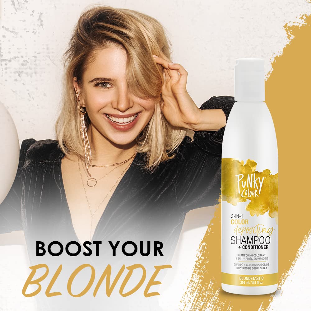 Foto 5 pulgar | Limpiador Y Acondicionador Para El Cabello Punky Colour 3 En 1 Blondetastic - Venta Internacional.