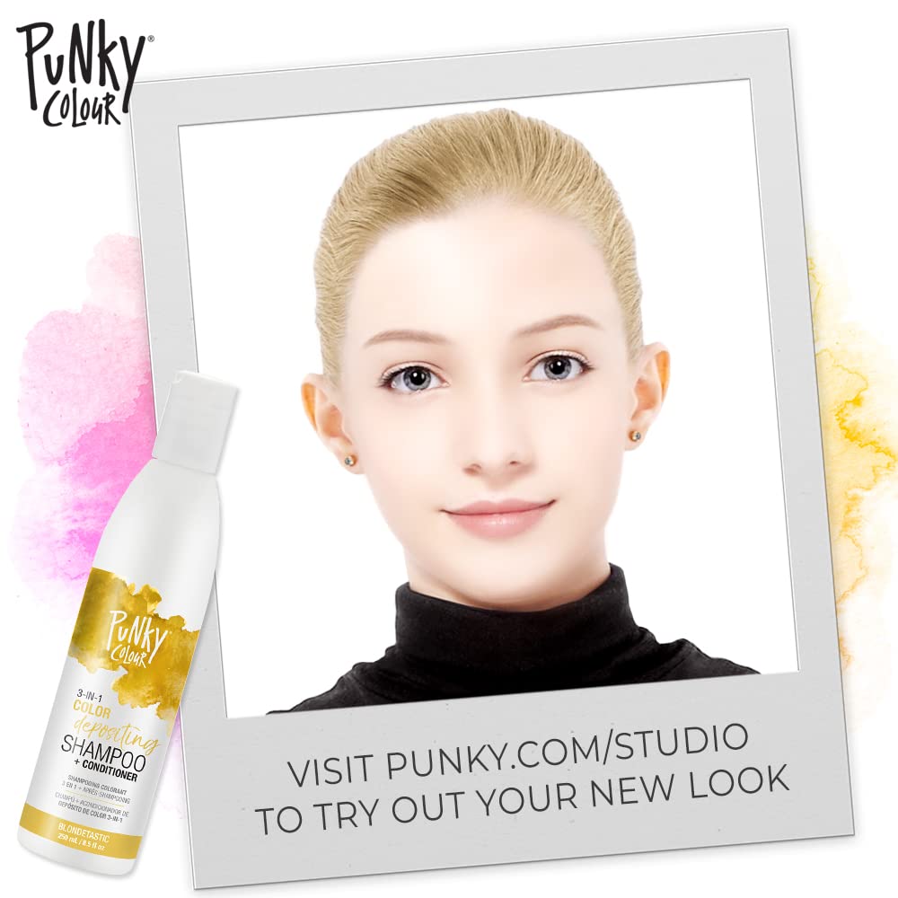 Foto 5 | Limpiador Y Acondicionador Para El Cabello Punky Colour 3 En 1 Blondetastic - Venta Internacional.