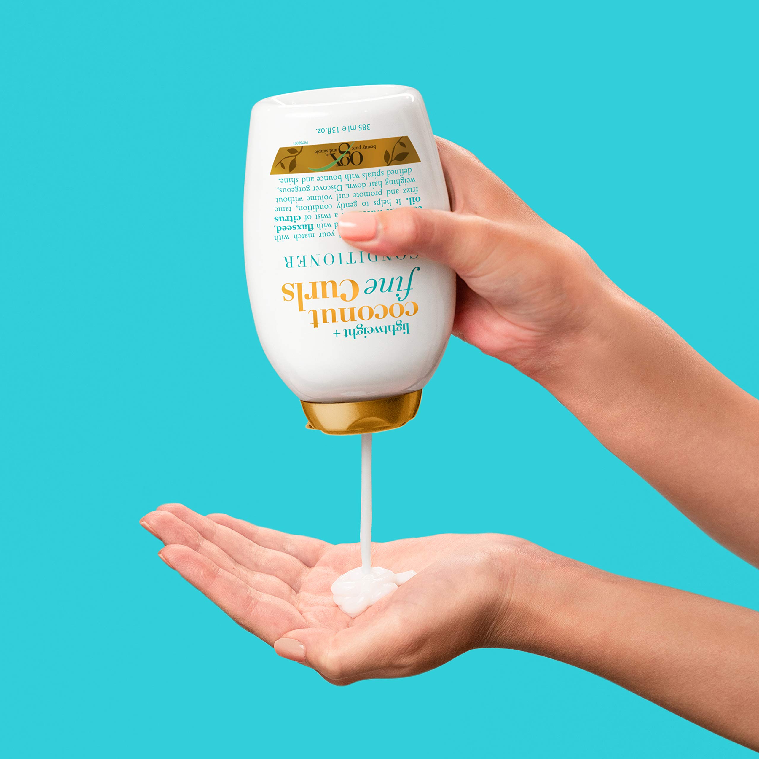 Foto 8 pulgar | Acondicionador Ogx Lightweight + Coconut Fine Curls 385 Ml - Venta Internacional.