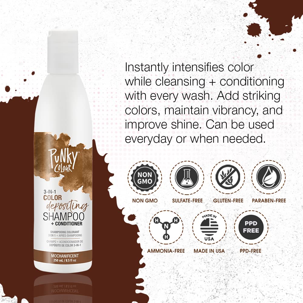 Foto 3 pulgar | Limpiador Y Acondicionador Para Cabello Punky Colour Mochanificent 250 Ml - Venta Internacional.