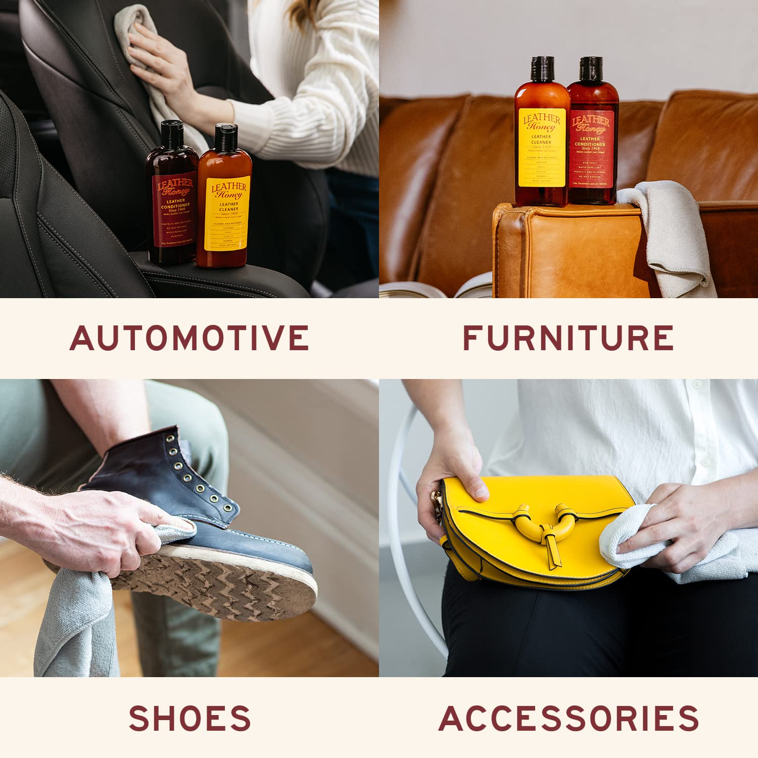 Foto 3 pulgar | Acondicionador para Cuero Leather Honey Since 1968 240 Ml - Venta Internacional