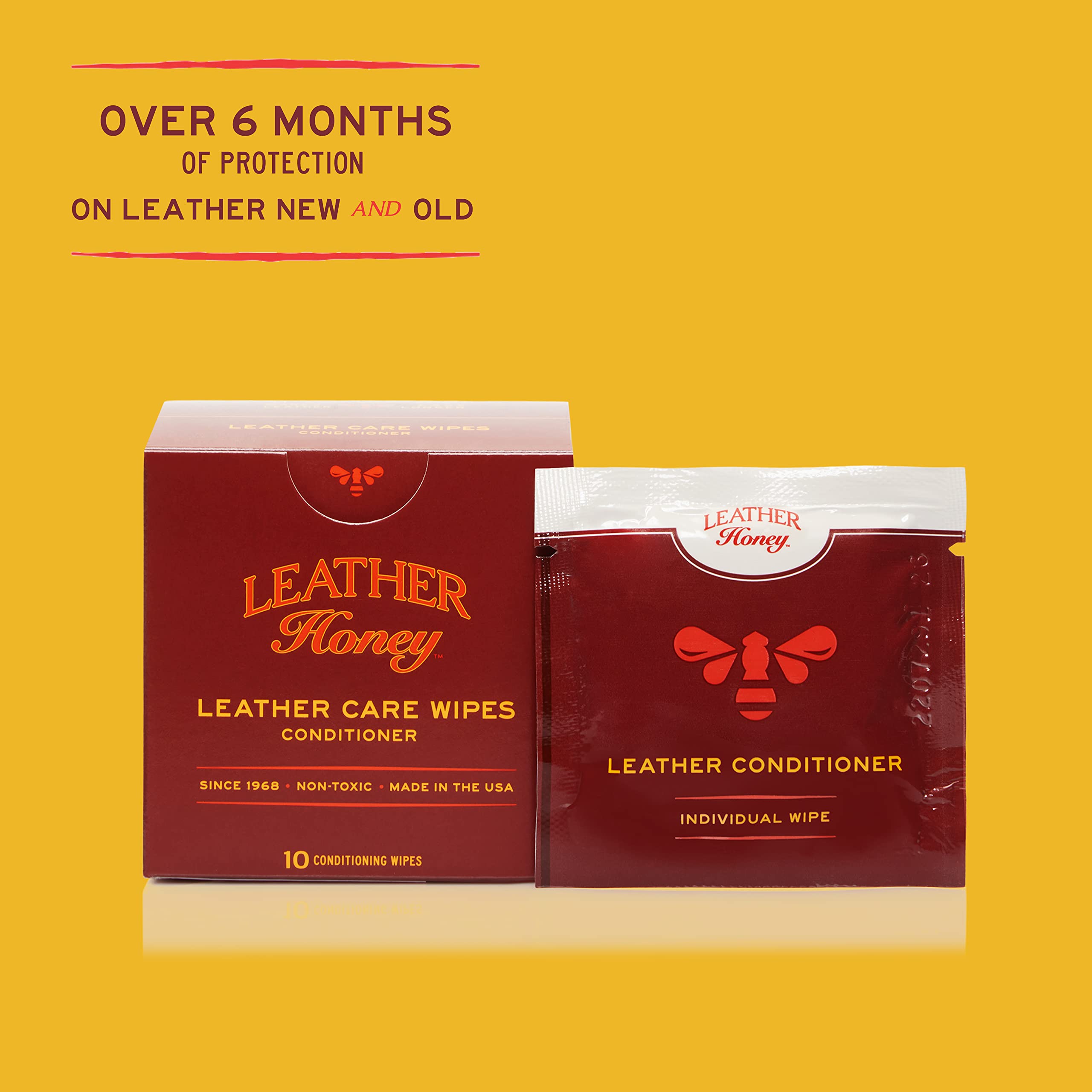 Foto 3 pulgar | Toallitas Acondicionadoras para Cuero Leather Honey Restore 10 - Venta Internacional
