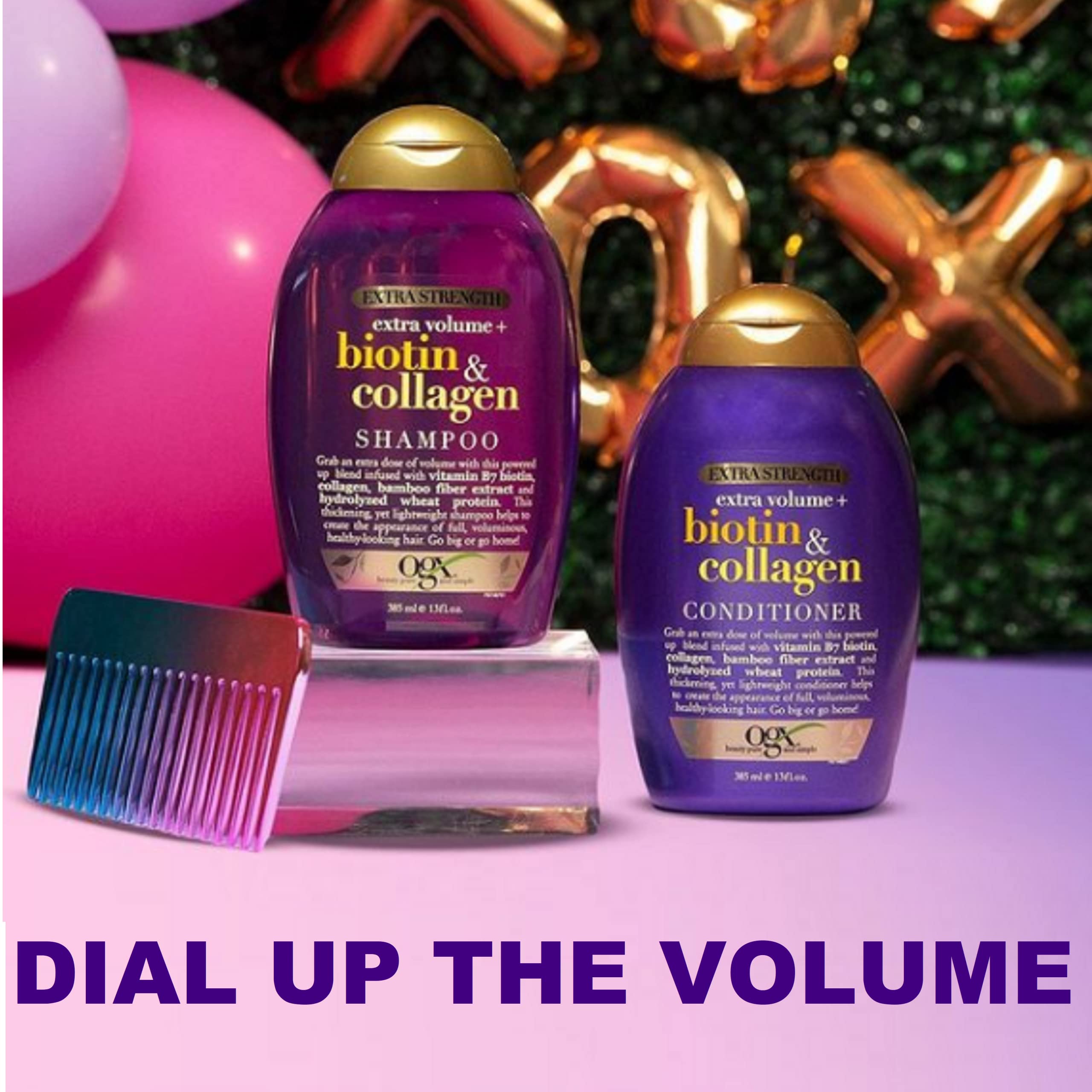 Foto 6 | Acondicionador Ogx Extra Strength Con Biotina Y Colágeno 385 Ml - Venta Internacional.