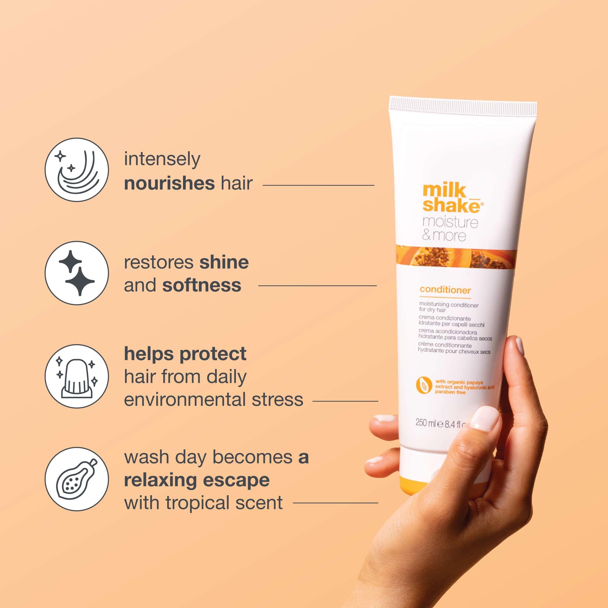 Foto 4 pulgar | Acondicionador Milk_shake Moisture & More Rich 250 Ml - Venta Internacional.