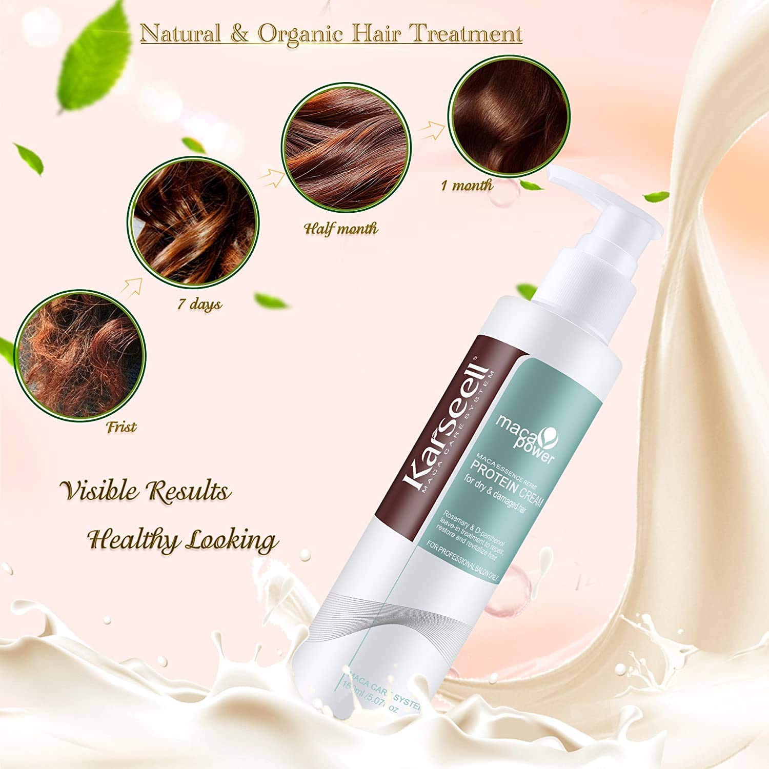 Foto 5 | Acondicionador Sin Enjuague Karseell Repair Protein Cream 150 Ml - Venta Internacional.