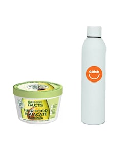 Foto 1 | Acondicionador Garnier Fructis Hair Food Aguacate 350ml + Termo de Agua de Regalo