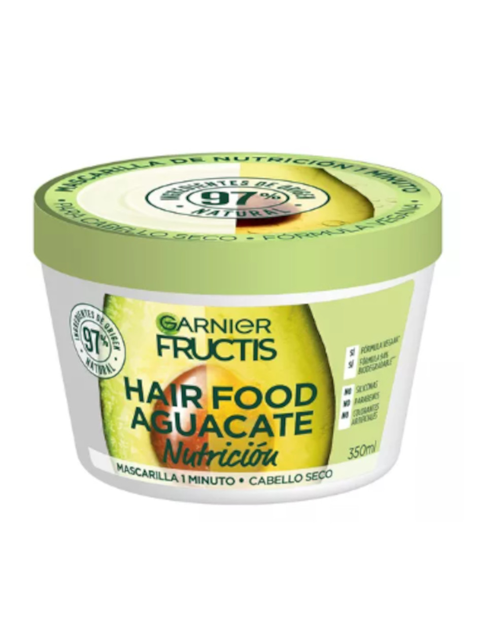 Foto 3 pulgar | Acondicionador Garnier Fructis Hair Food Aguacate 350ml + Termo de Agua de Regalo