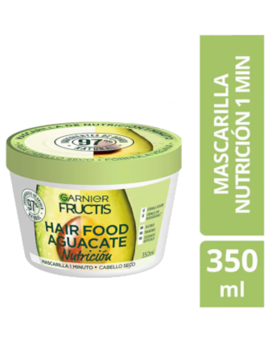 Foto 5 pulgar | Acondicionador Garnier Fructis Hair Food Aguacate 350ml + Termo de Agua de Regalo