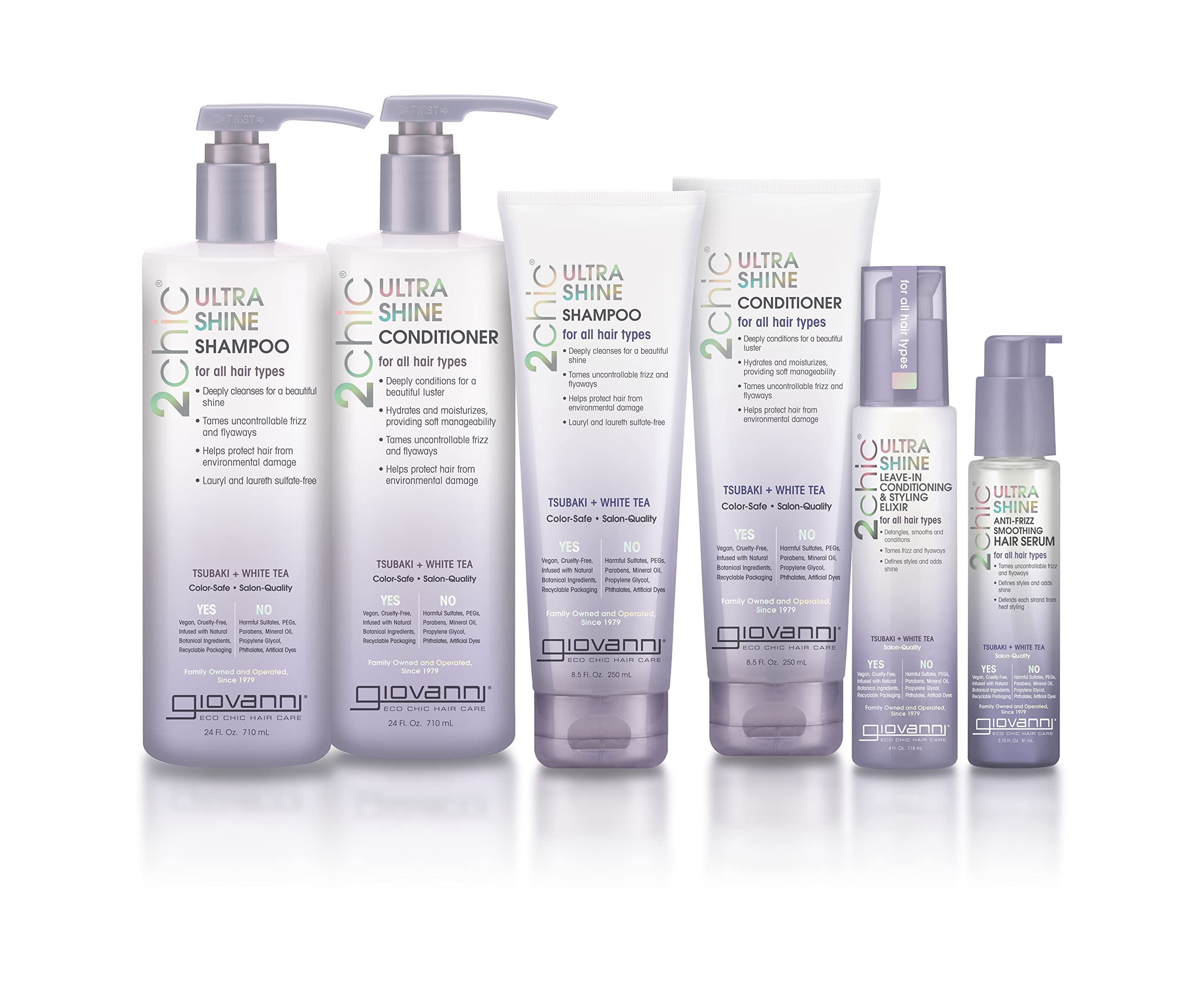 Foto 5 pulgar | Acondicionador Giovanni 2chic Ultrashine Para Todo El Cabello, 250 Ml - Venta Internacional.