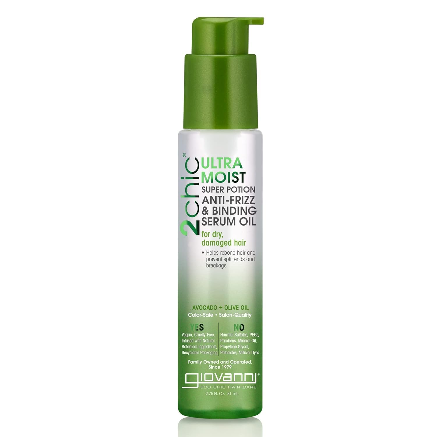Sérum Giovanni 2chic, Superpoción Ultrahúmeda, Antiencrespamiento, 80 Ml - Venta Internacional.
