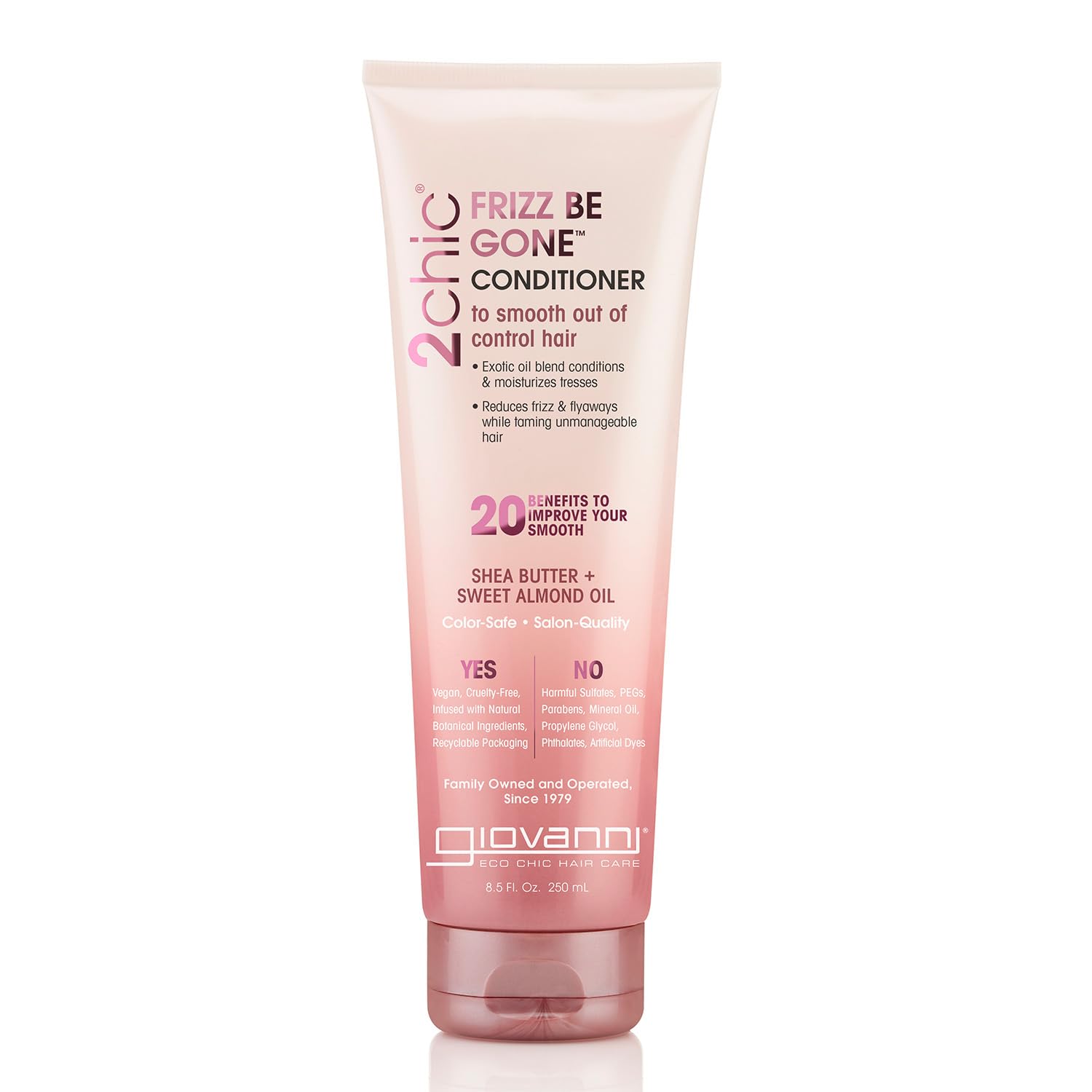 Acondicionador Giovanni 2chic Frizz Be Gone Antiencrespamiento 250 Ml - Venta Internacional.