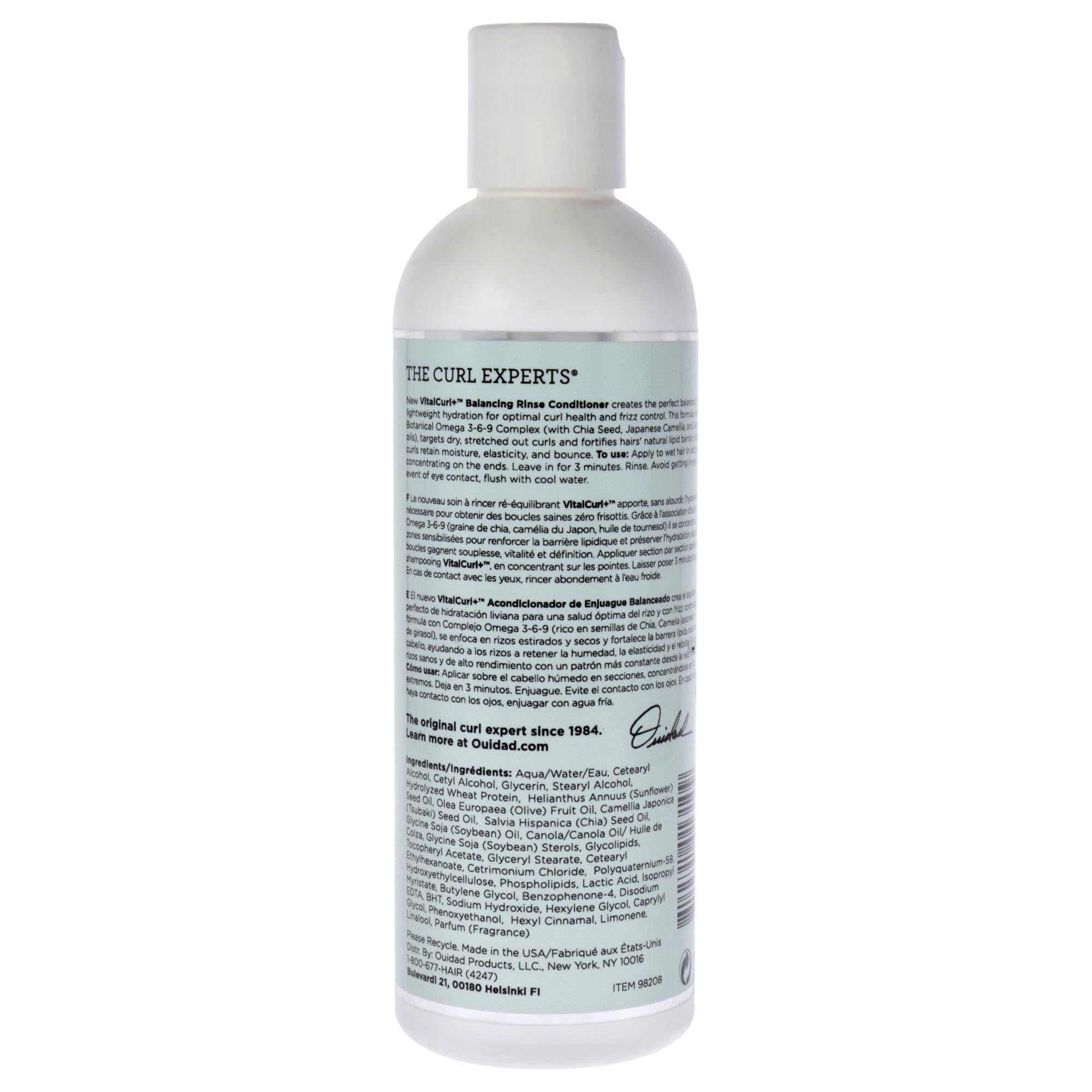 Foto 3 pulgar | Acondicionador Ouidad Vitalcurl+ Balancing Rinse 250 Ml - Venta Internacional.