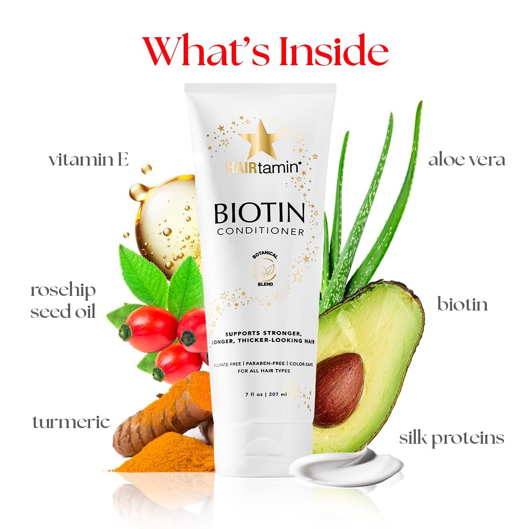 Foto 7 pulgar | Acondicionador Hairtamin Biotina Para Un Crecimiento Saludable Del Cabello 240 Ml - Venta Internacional.