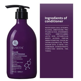 Foto 1 | Acondicionador Luseta Color Brightening Purple 480 Ml Rubio Gris - Venta Internacional.